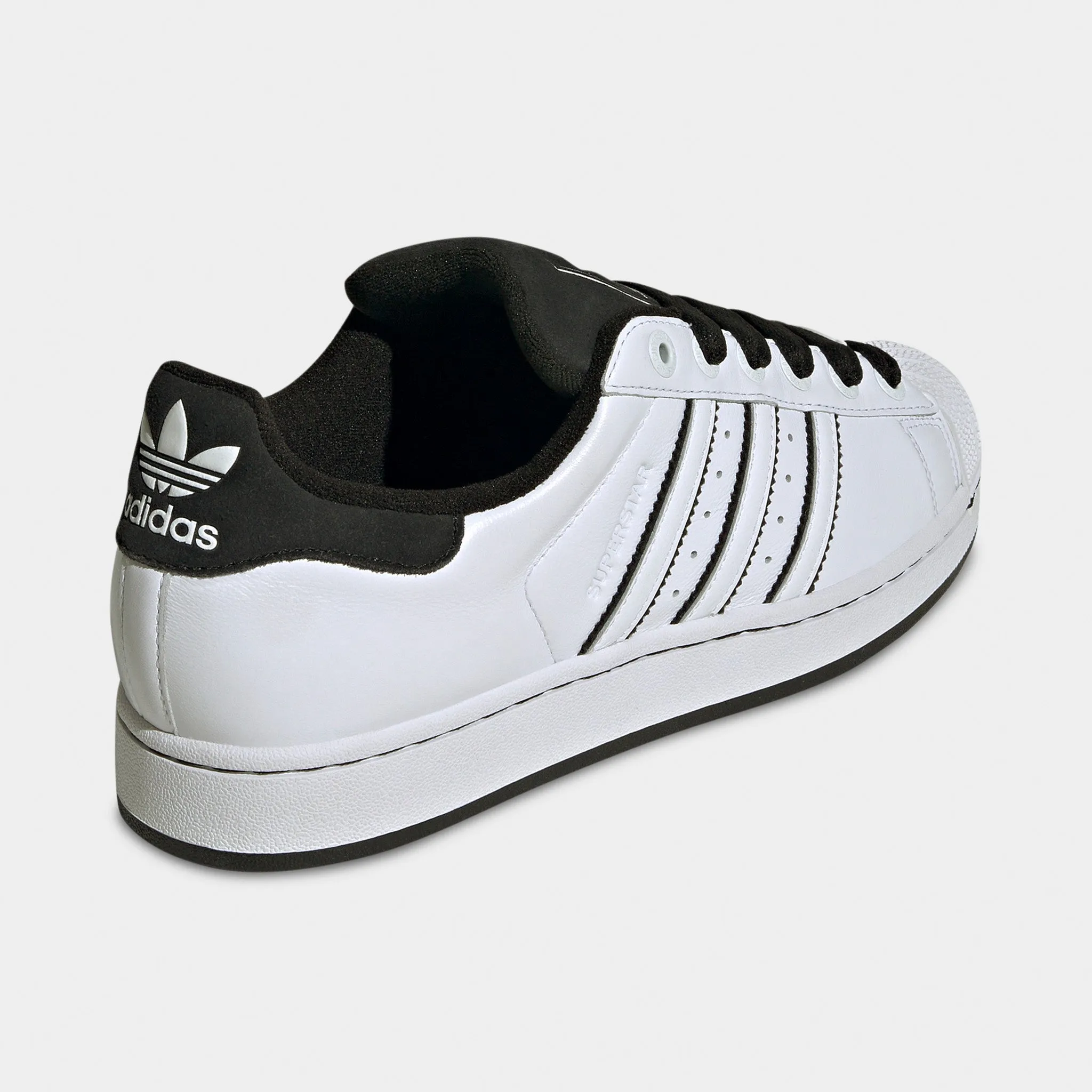 adidas Superstar II White / Black - White Ergonomic Lacing System