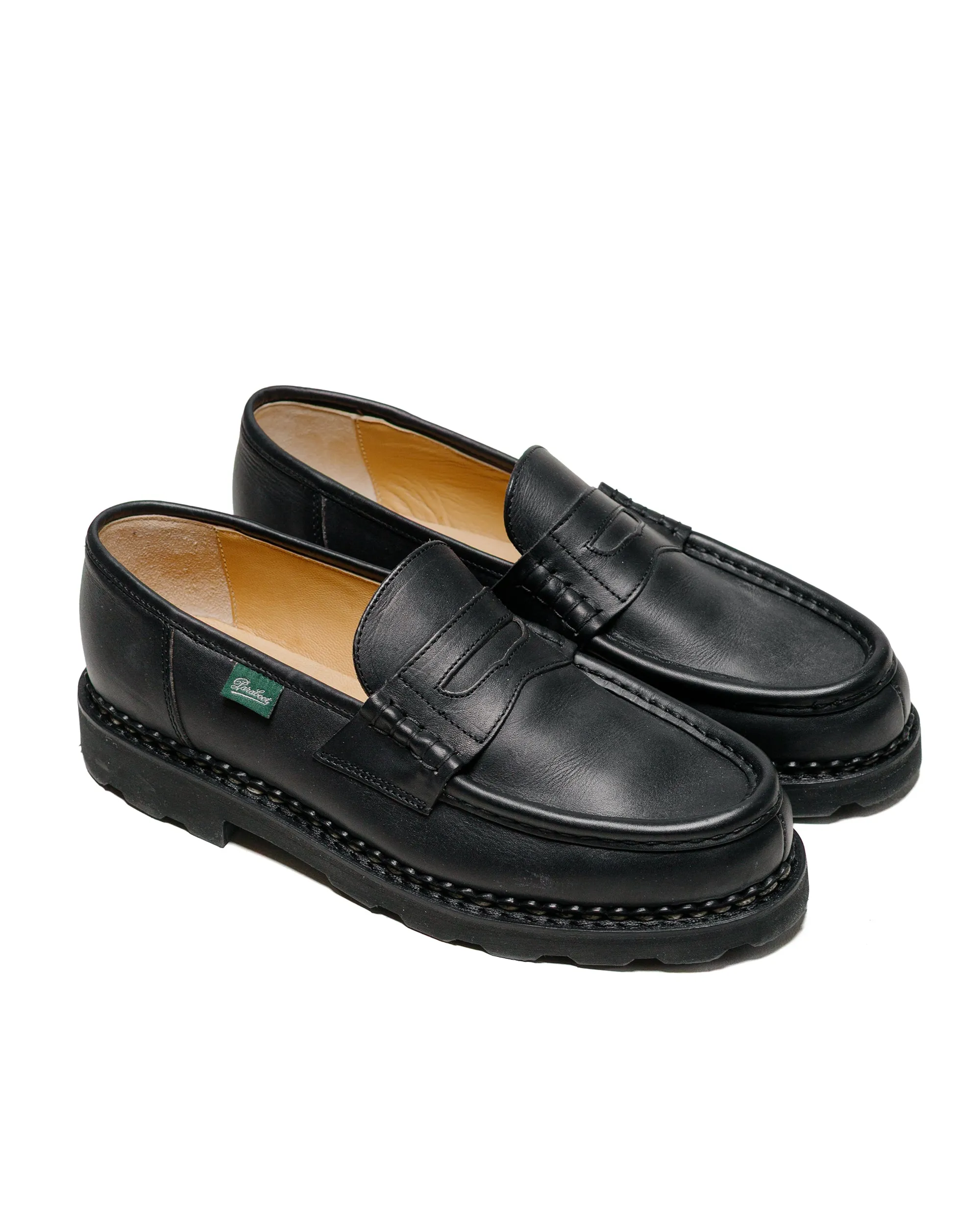 Paraboot Reims Lisse Noir Vibrant Look