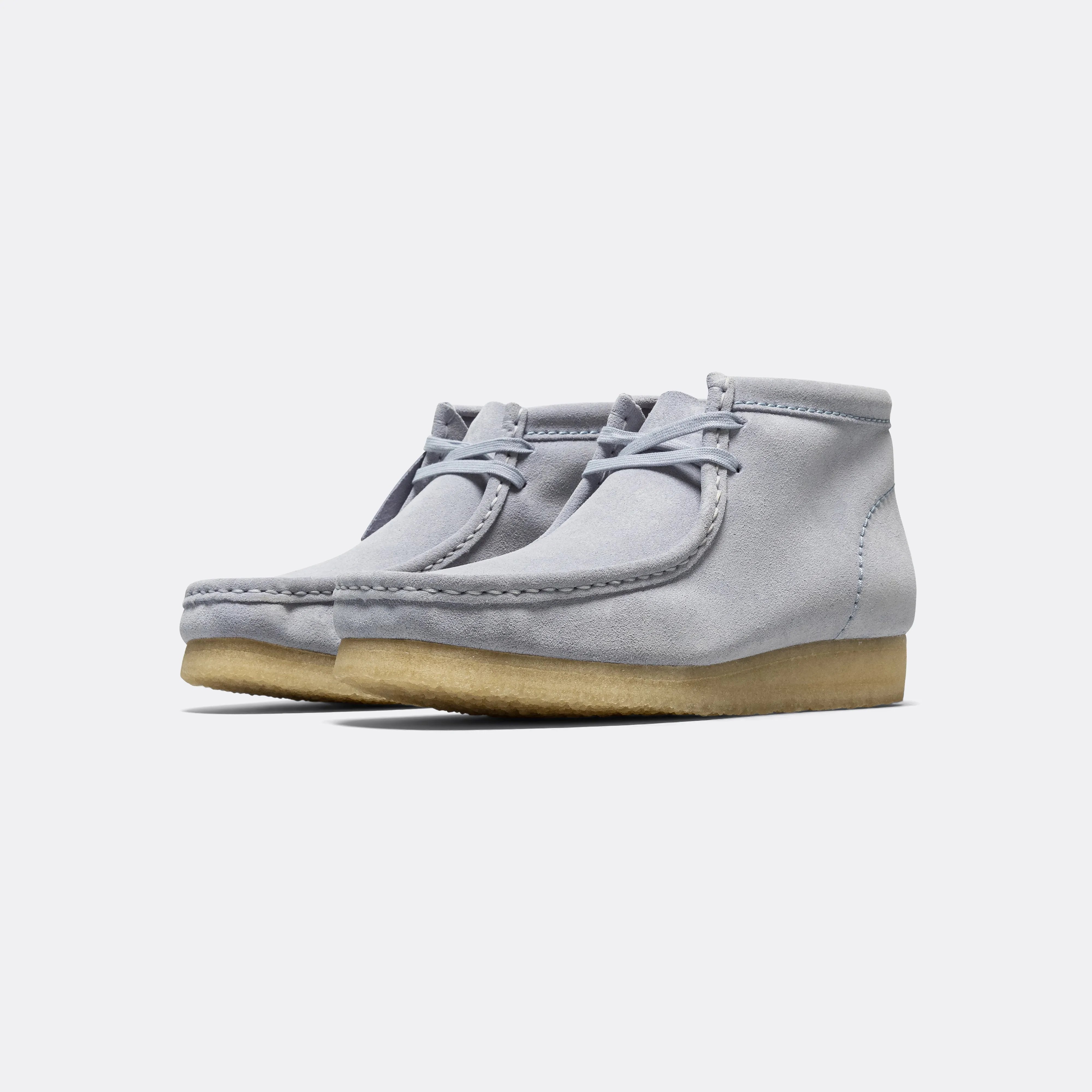 Workout Lightweight Wallabee Boot - Cloud Grey Suede