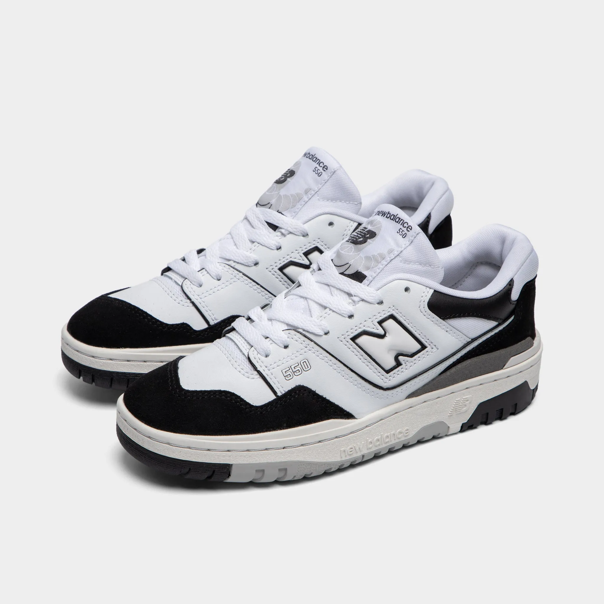 Quick Response Shoes New Balance Junior Boys' GSB550CA White / Black