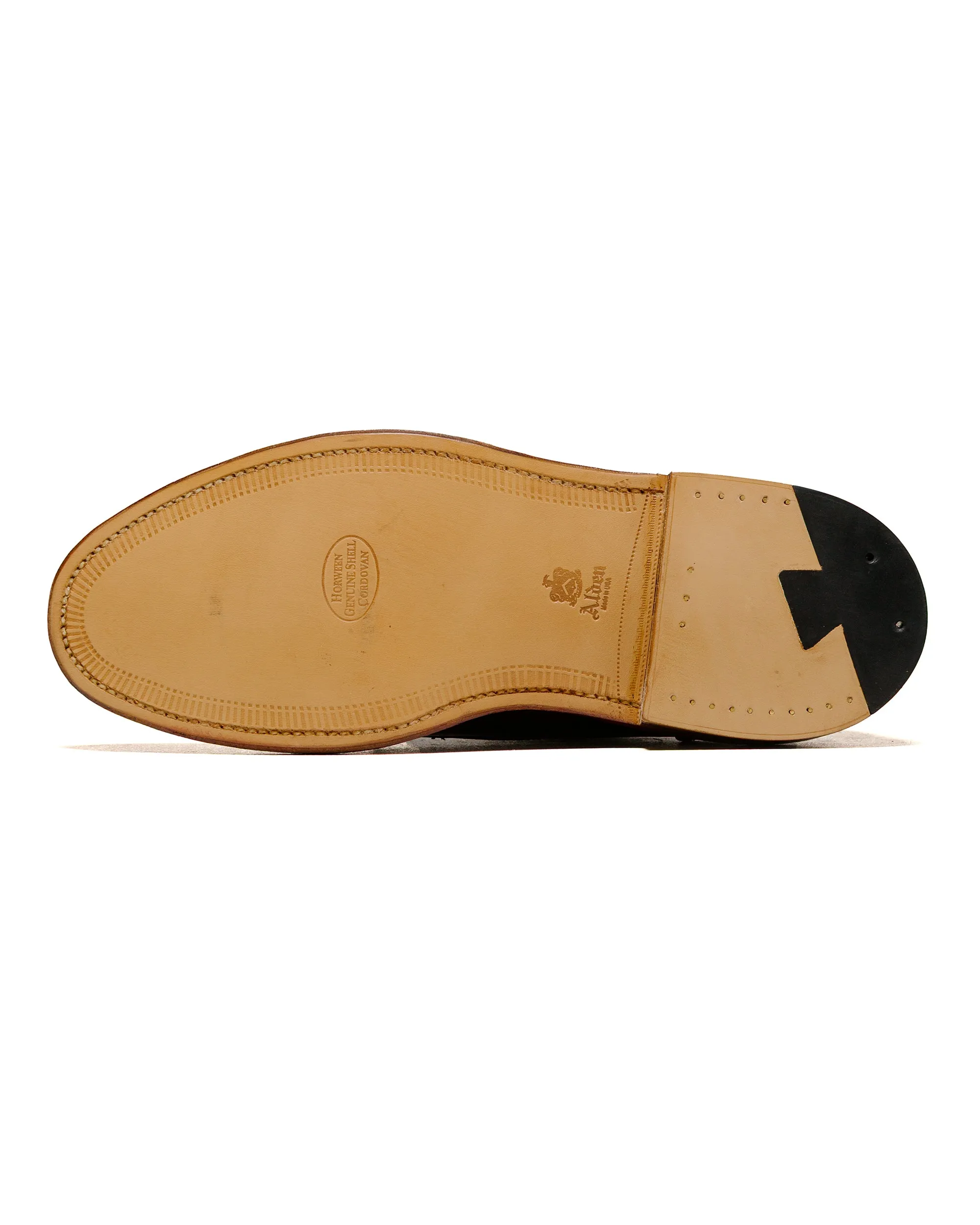 Personalized Alden Mocc Toe Blucher Colour 8 Shell Cordovan G9602