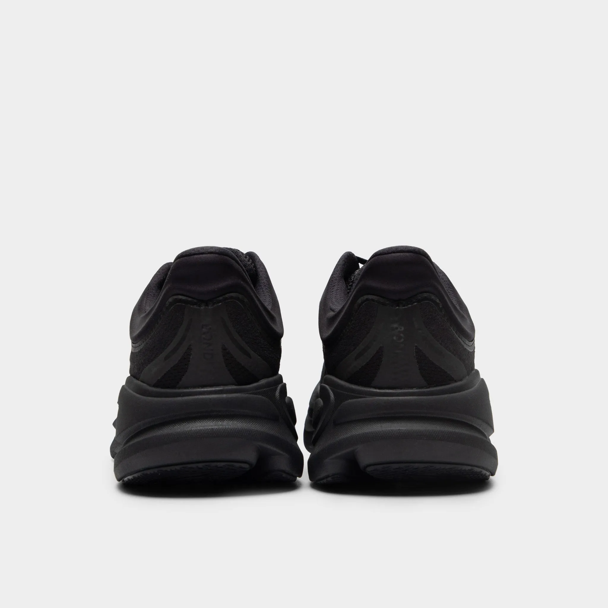 Hoka Bondi 9 Black / Black Open Toe Design