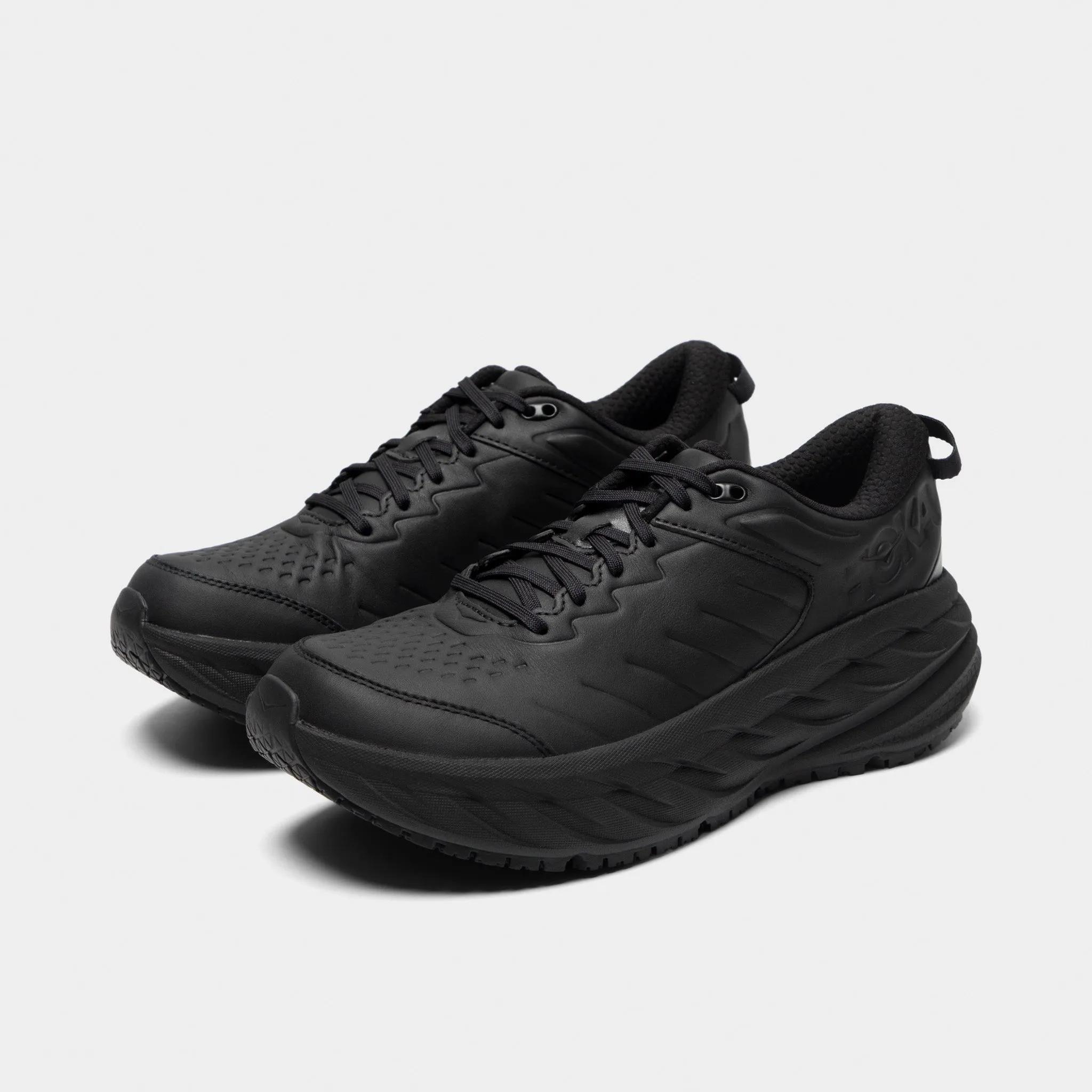 sprint - specific shoes heavy - duty - construction - feature shoes Hoka Bondi SR Black / Black