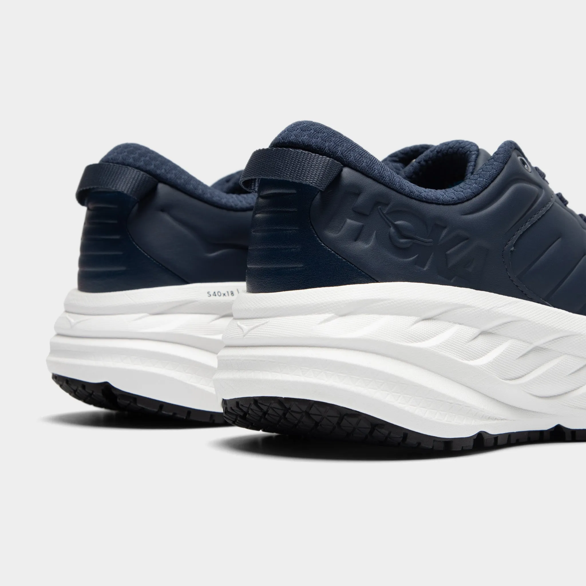 Hoka Bondi SR Black / White Lightweight Cushion reliable - performance - assurance shoes