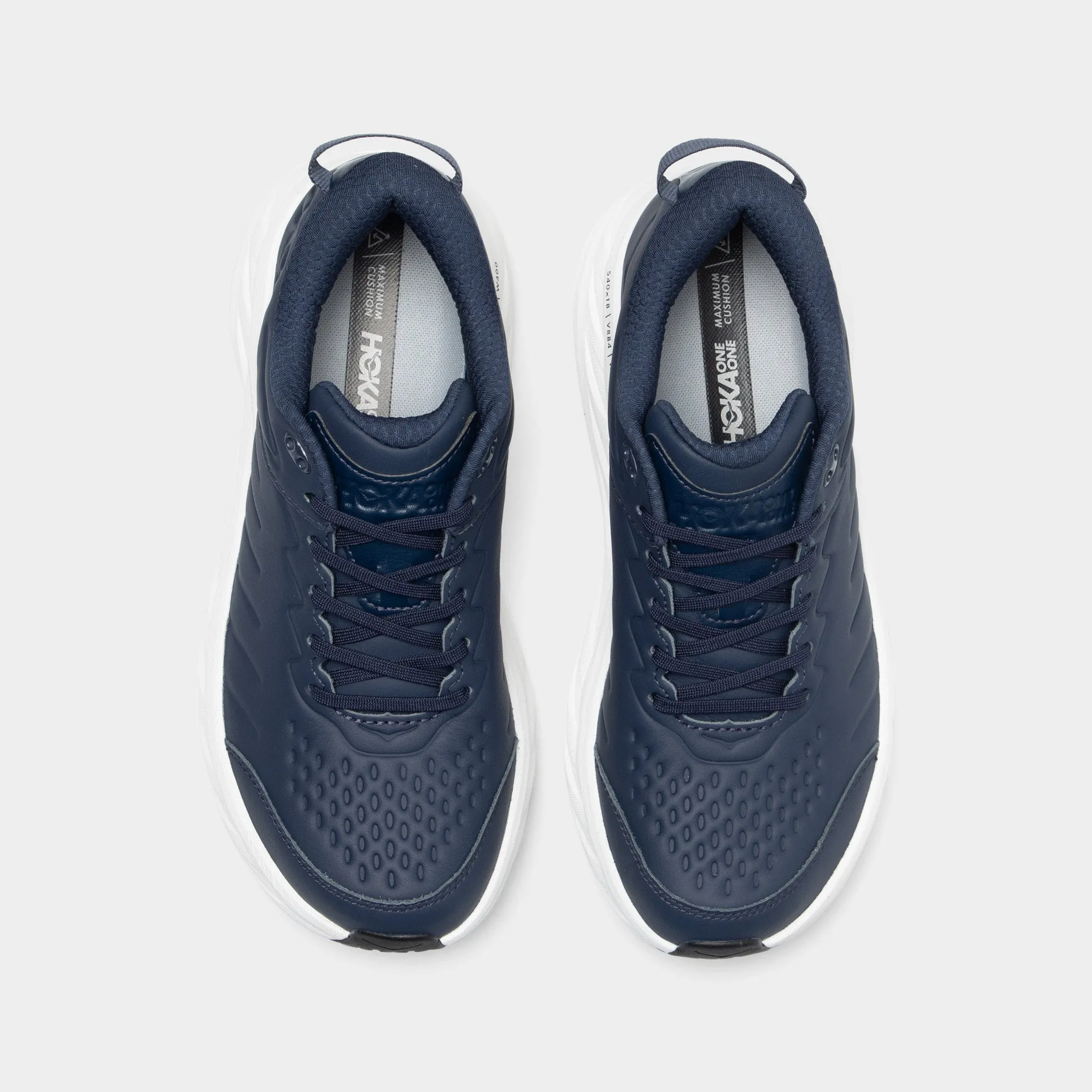 running shoes with gel cushioning Hoka Bondi SR Black / White