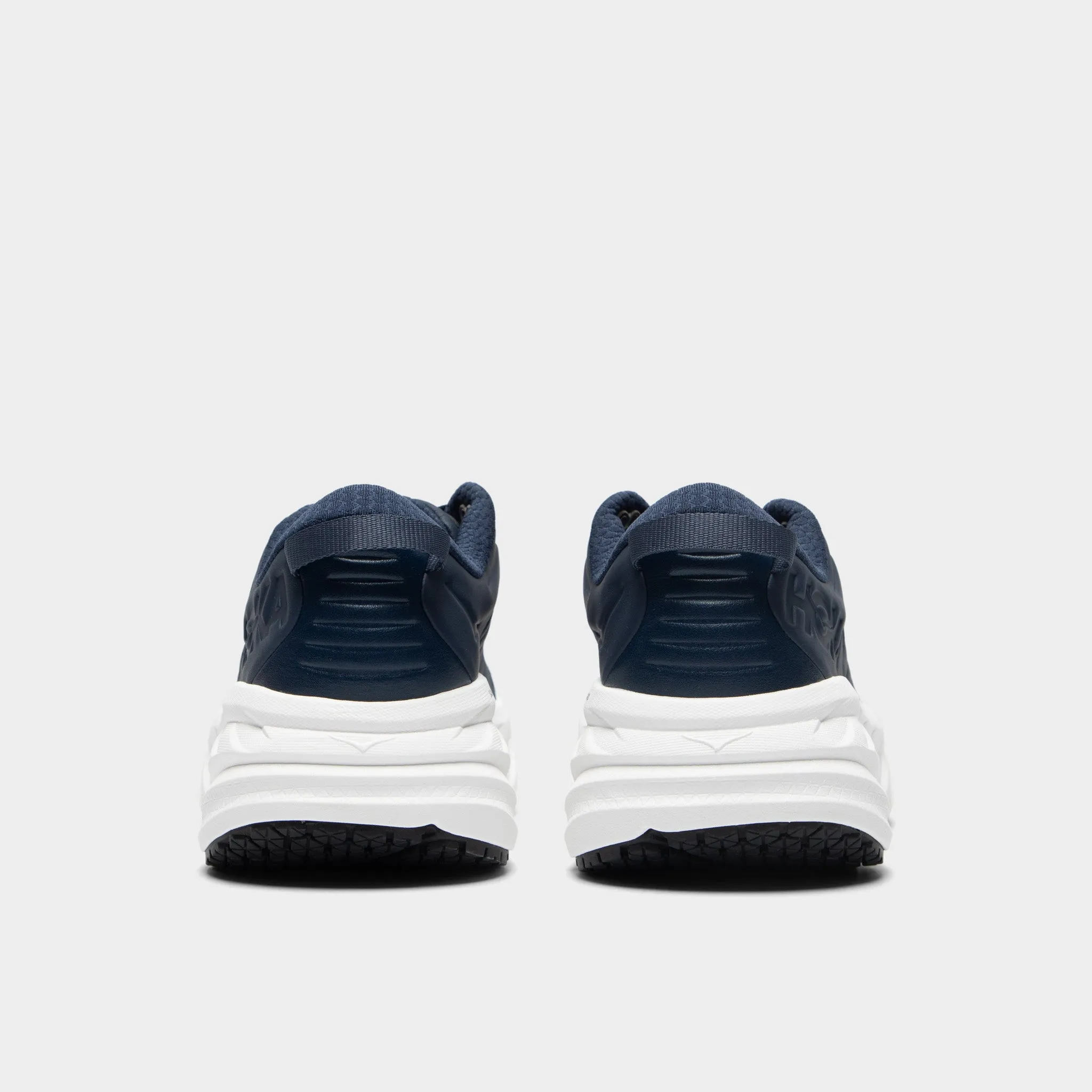 Hoka Bondi SR Black / White streamlined shoes Personalizable