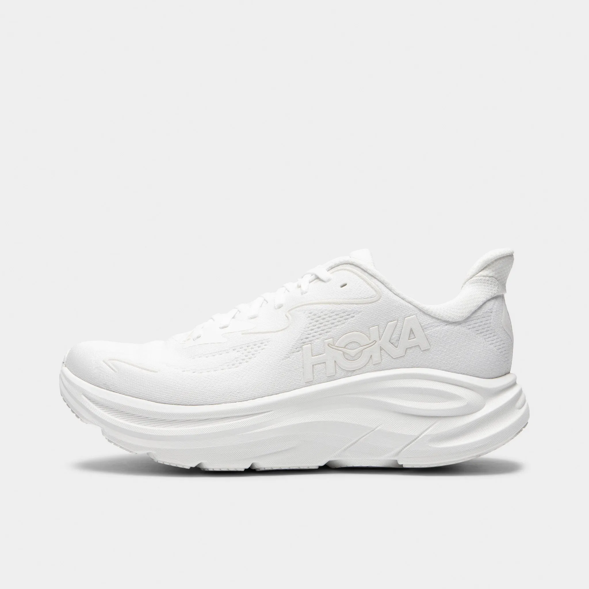 outdoor running shoes Practical Shoes Hoka Clifton 10 White / White