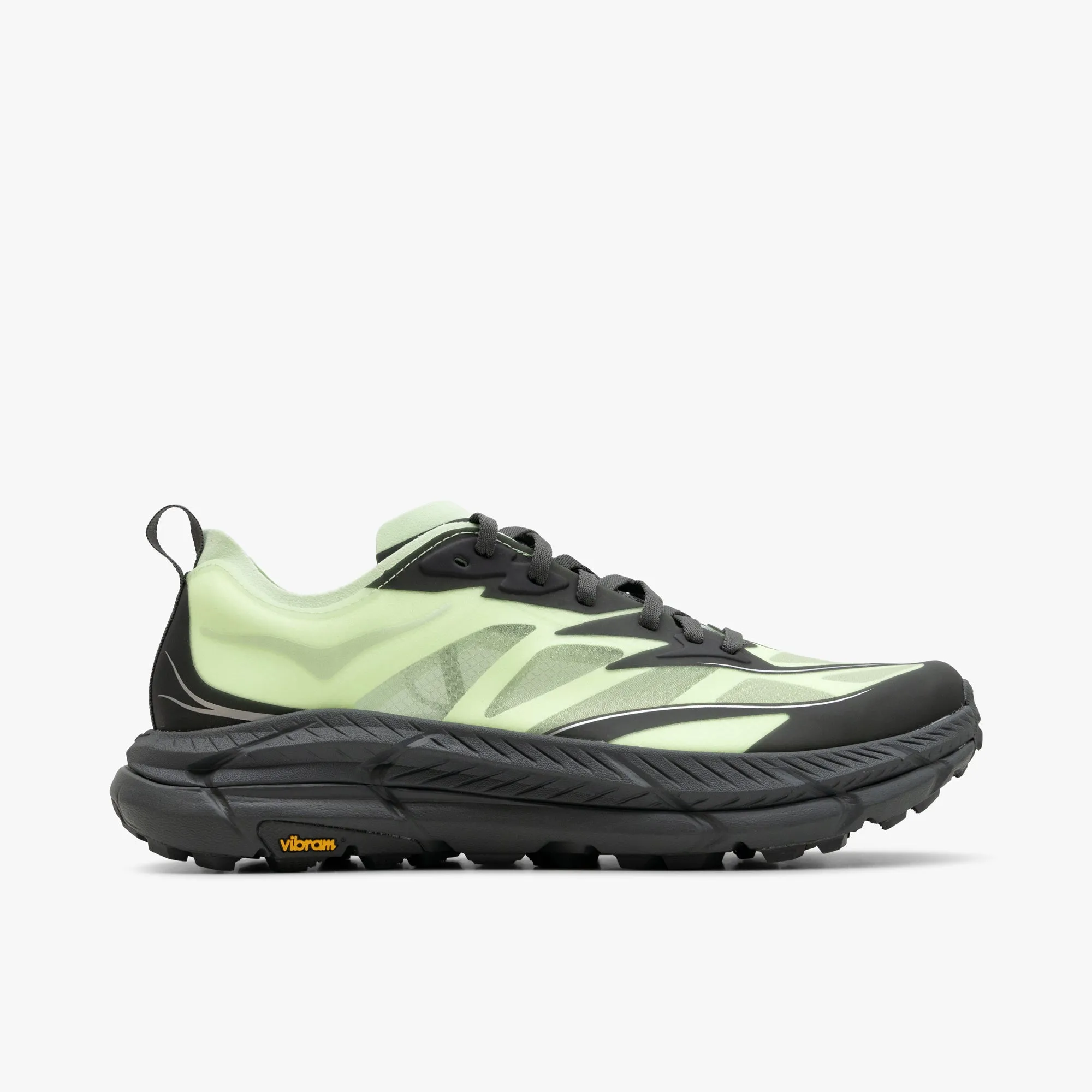 Hoka Mafate Speed 4 Lite Luna Moth / Cosmic Grey horizontal - design shoes