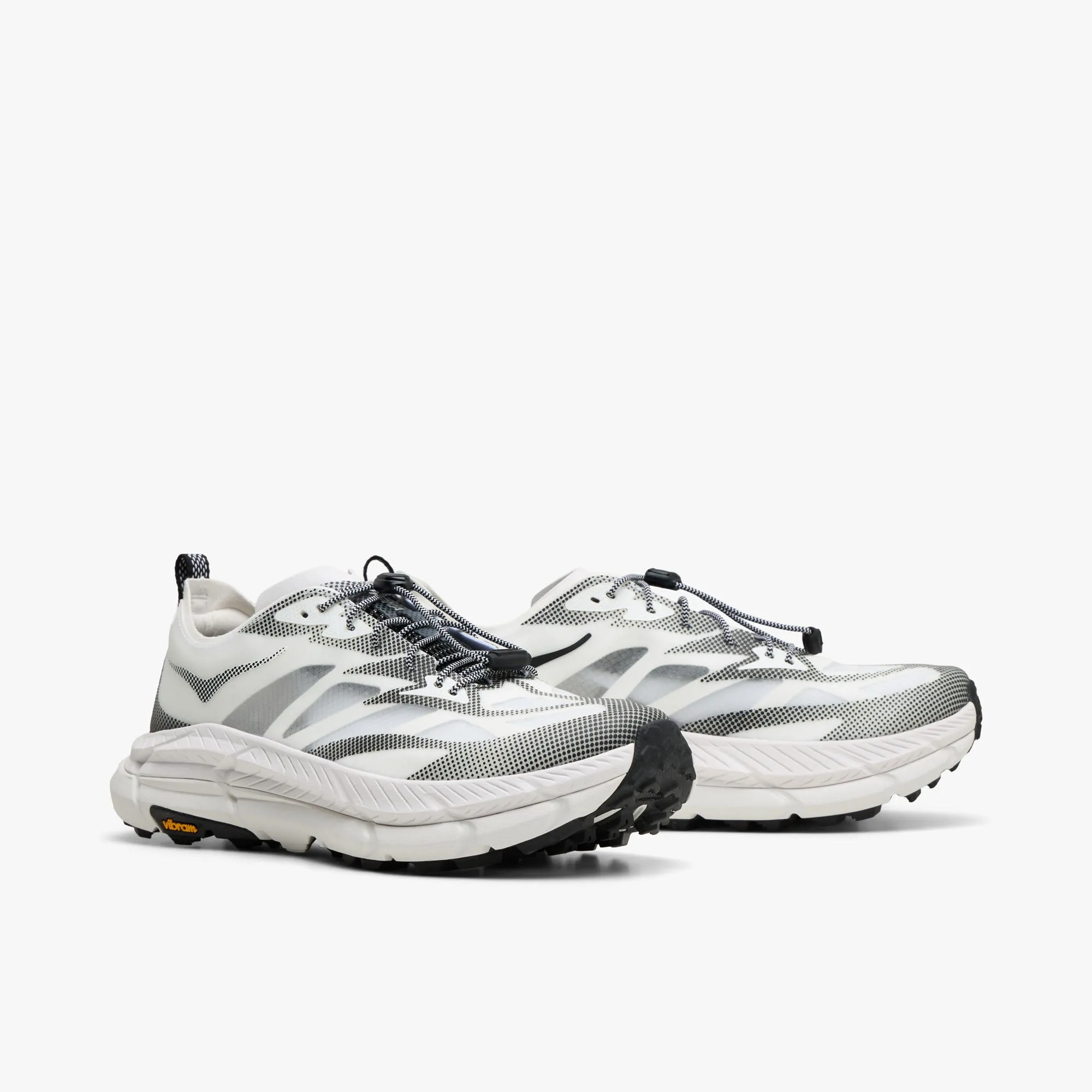 Hoka Mafate Speed 4 Lite TS White / Black Padded Molded Footbed