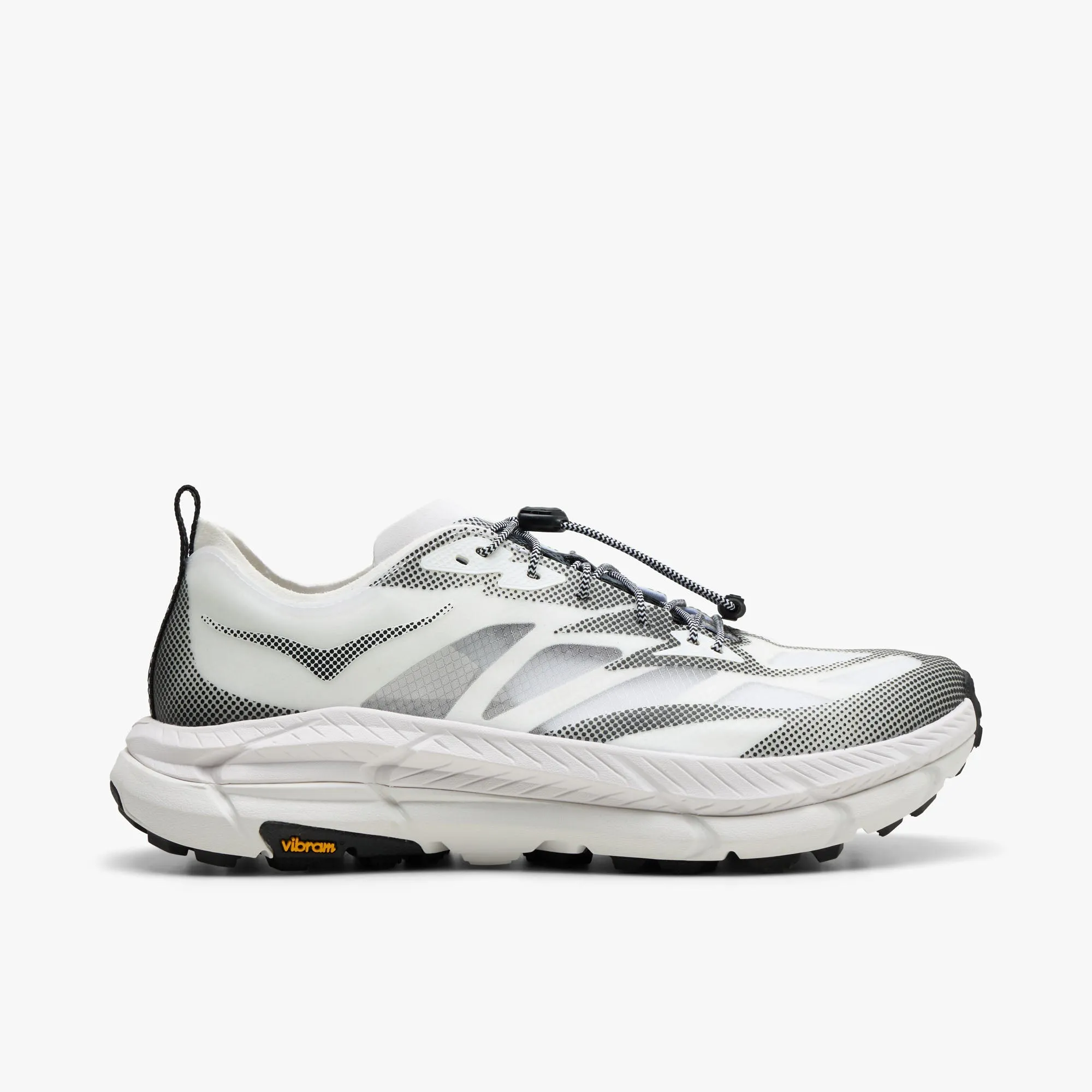 multi - directional traction shoes attractively styled Hoka Mafate Speed 4 Lite TS White / Black