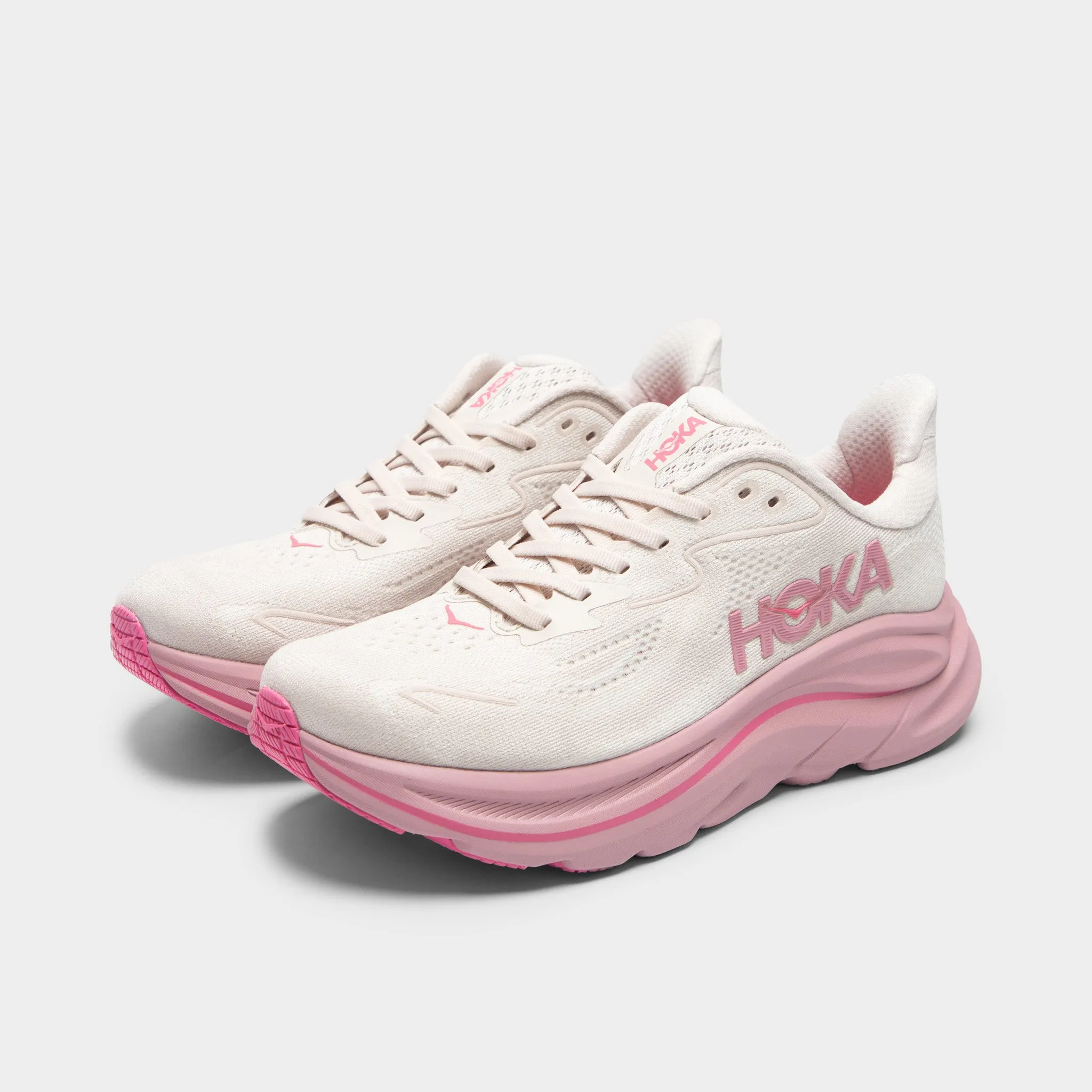 Marathon Hoka Women's Clifton 10 Rose Cream / Dried Rose