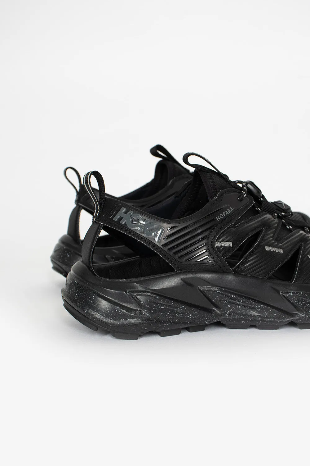 Hopara Sandal Black Reinforced Form Weekend Camping Rugged Built Winter Walker