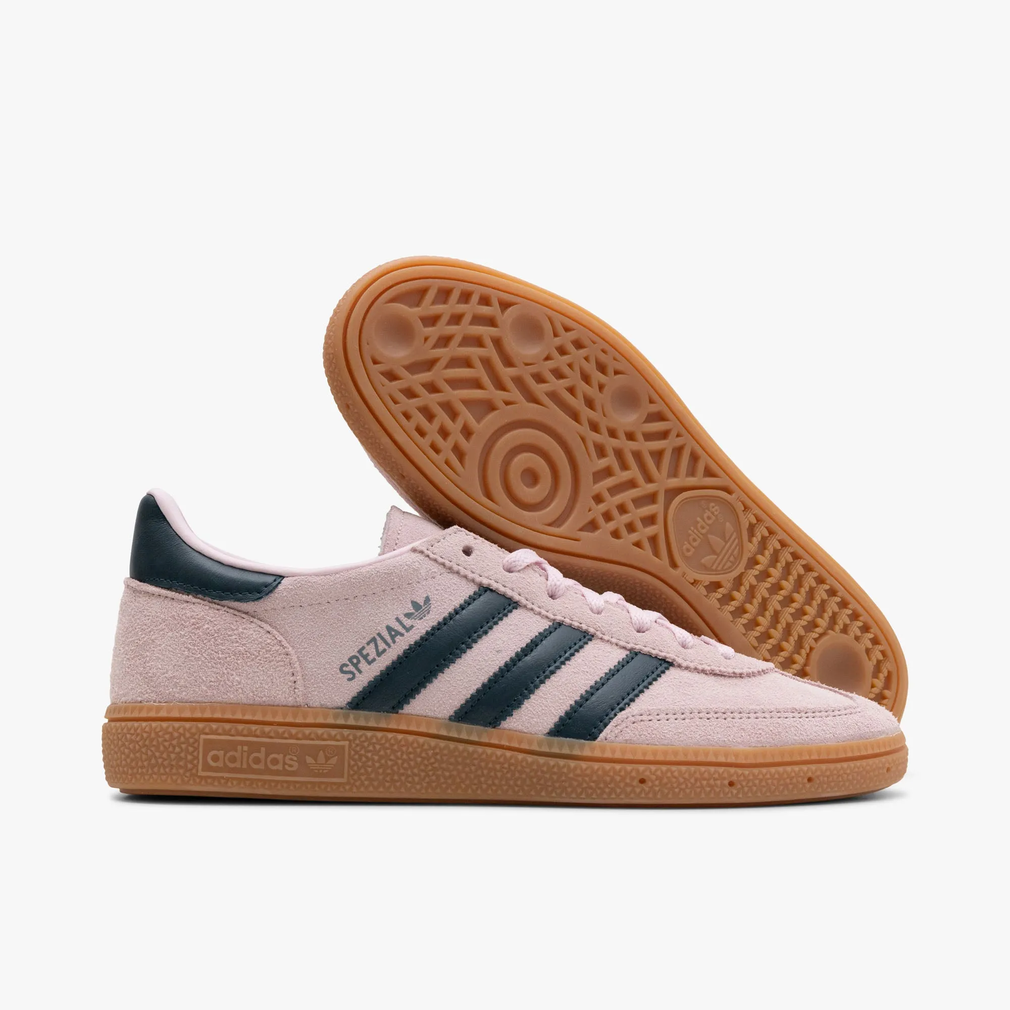 Minimalist Style Workout Ready adidas Originals Women's Handball Spezial Clear Pink / Arctic Night - Gum