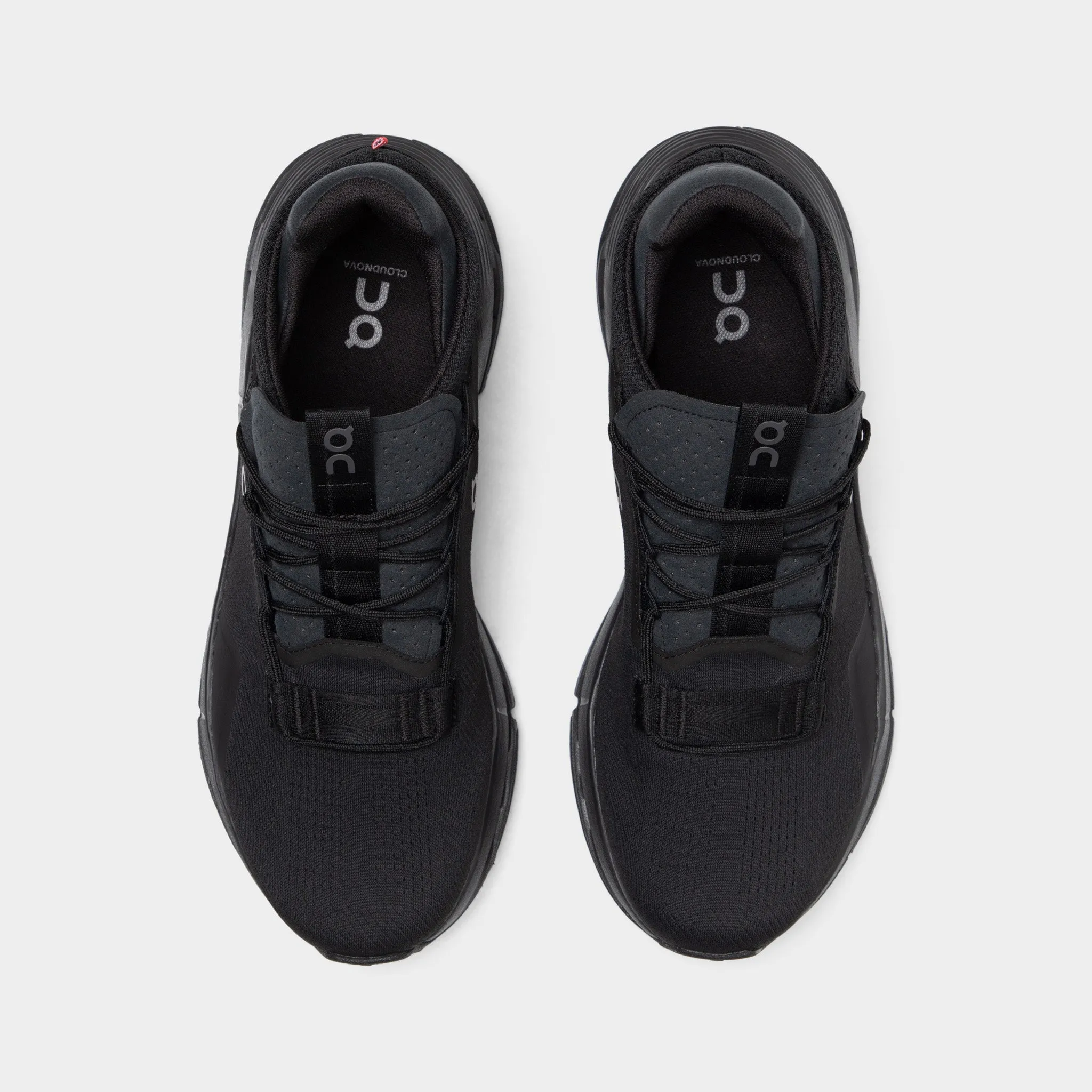 On Cloudnova 2 Black / Black Gym Shoes