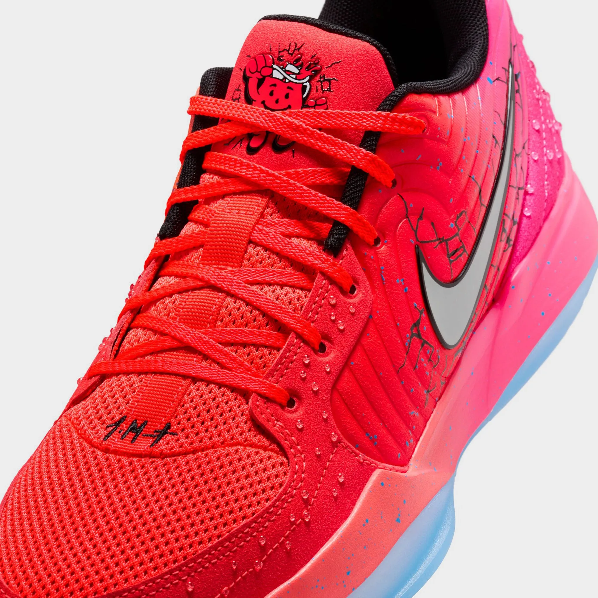 Ja 2 Koolaid Bright Crimson / Flt Silver - Hyper Pink Multi Layer Foam Flexibility Support