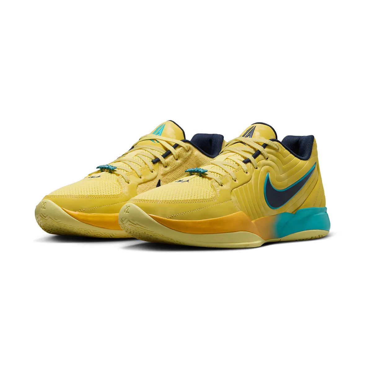 design Ja 2 'Sonic Yellow Tropical Teal' Basketball Shoes