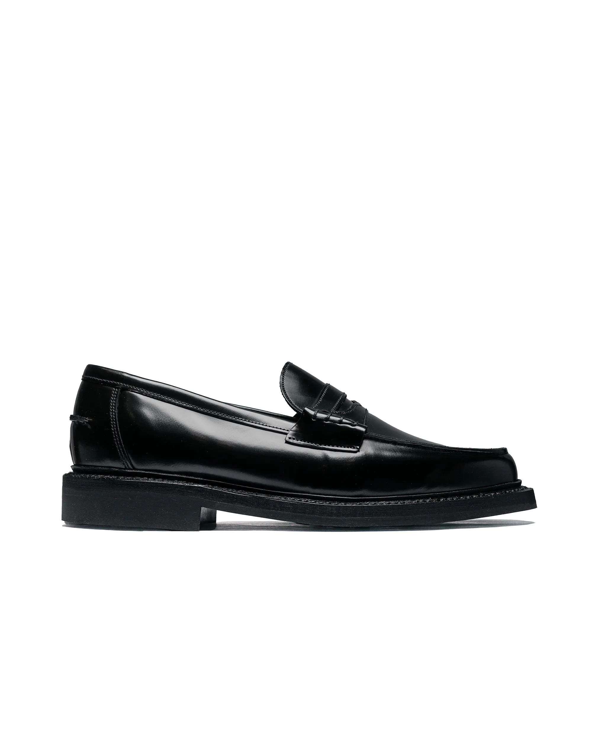 James Coward Sanders Peaceful Beef Roll Loafer Black Bookbinder Leather foremost challenging
