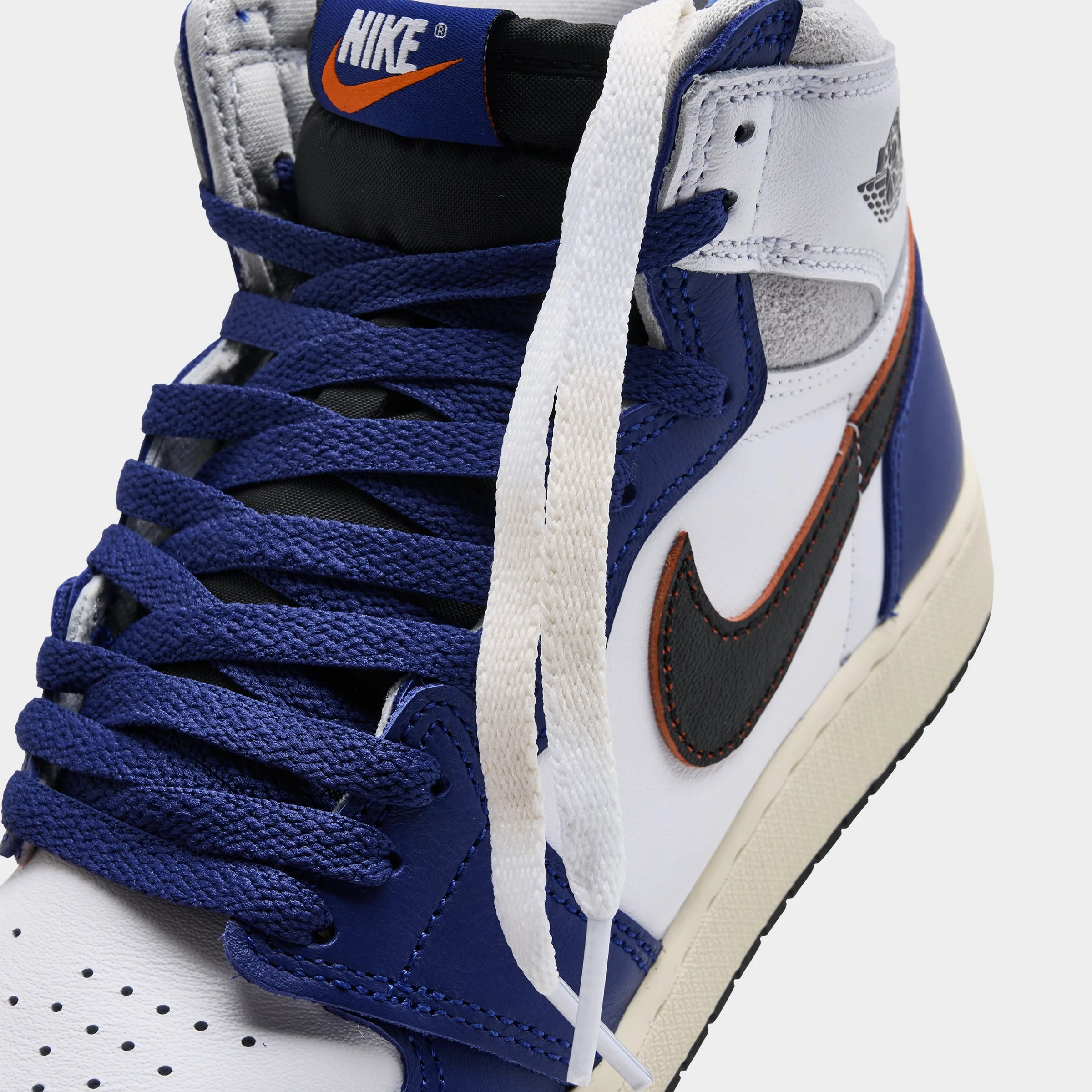 High Top Cushioning Wide Base Jordan 1 High OG GS White / Black - Neutral Grey