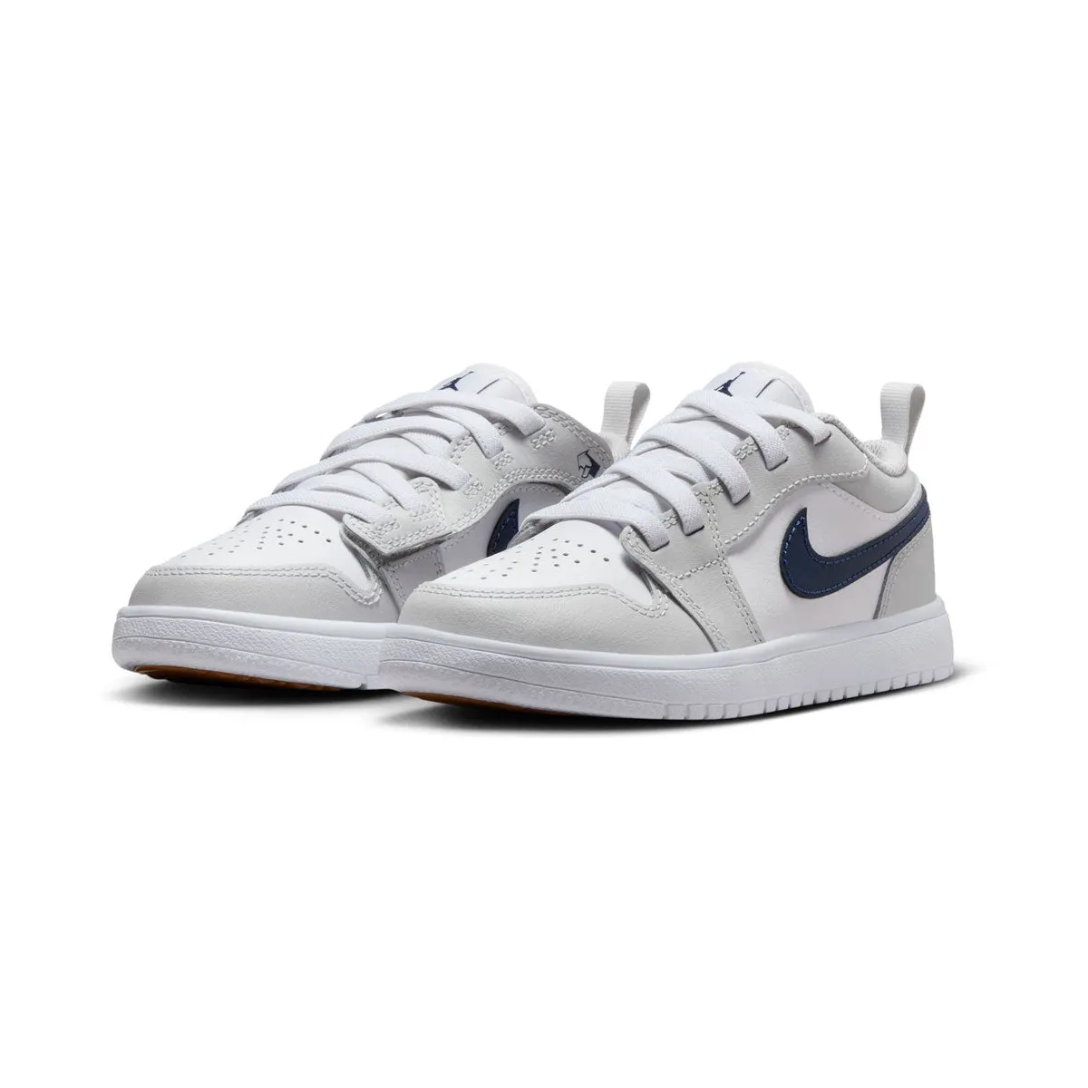 Jordan 1 Low Alt 'Midnight Navy Blue Gray Neutral' Little Kids' Shoes Synthetic Upper