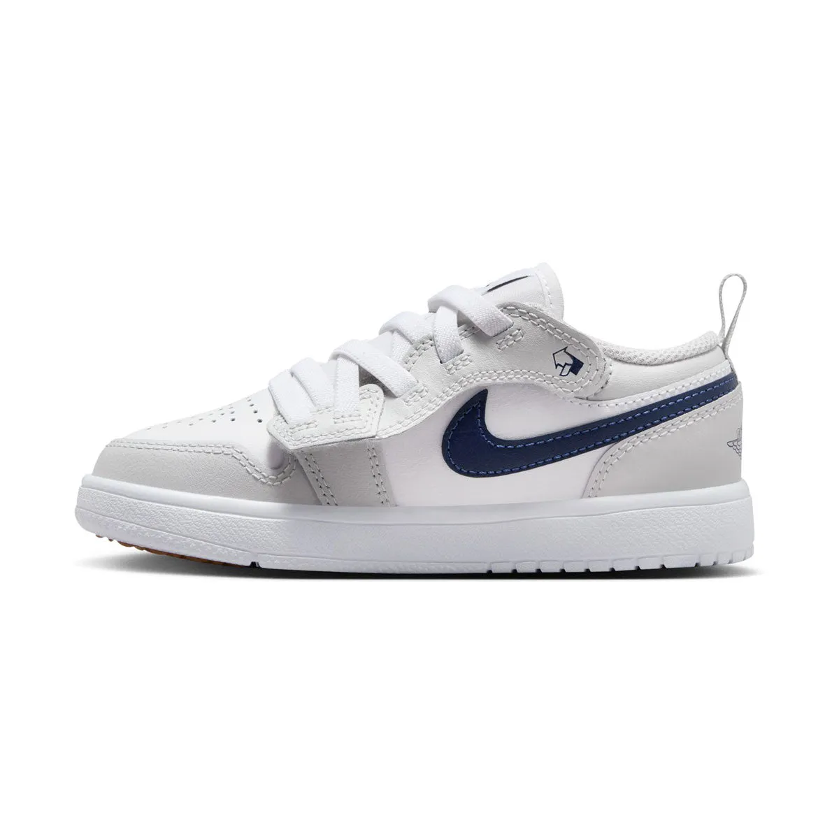 Jordan 1 Low Alt 'Midnight Navy Blue Gray Neutral' Little Kids' Shoes Eco Friendly Construction