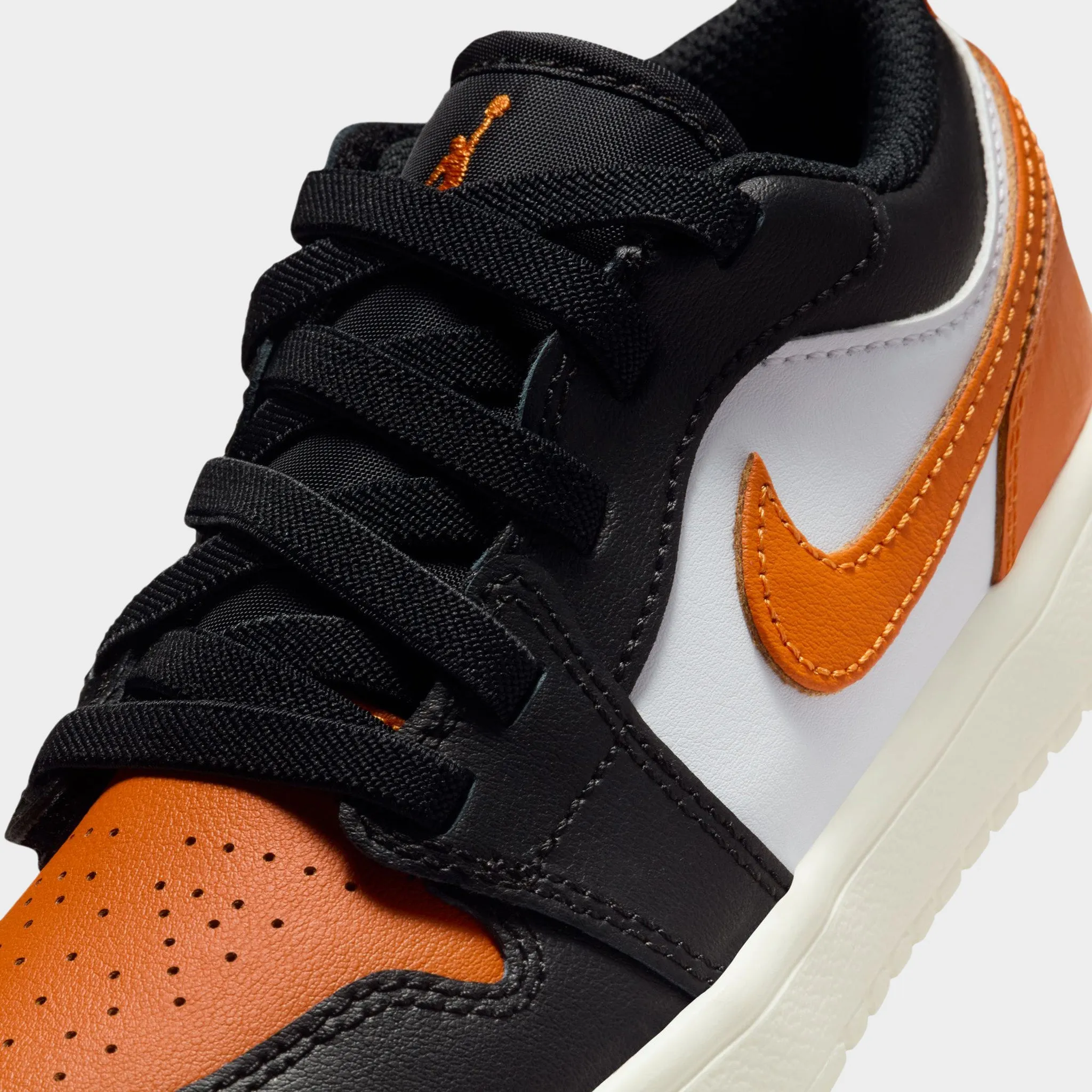 HighTop ReinforcedSole Jordan 1 Low Alt PS Black / Starfish - White