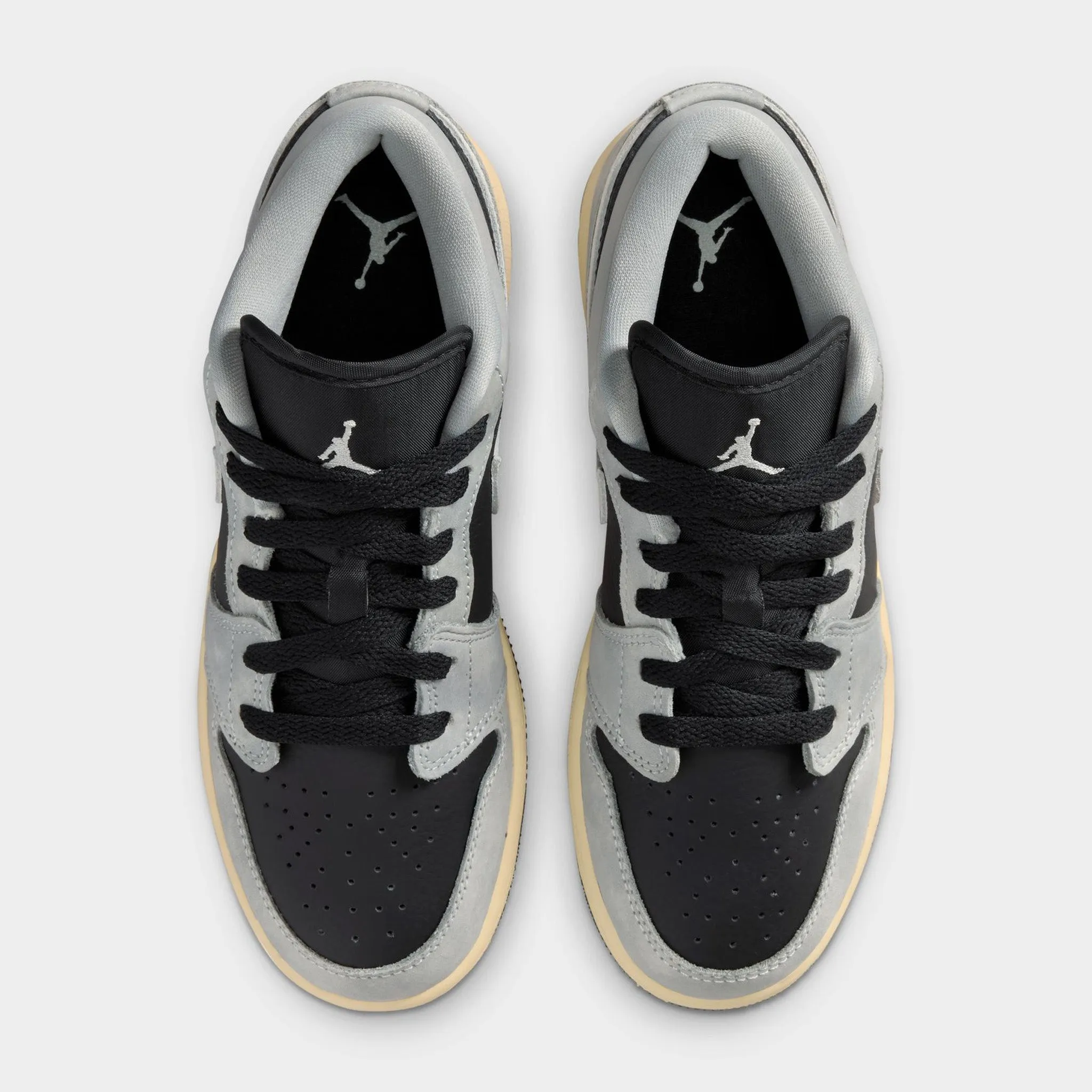 LowTopStyle Sneakers Long Lasting Jordan 1 Low SE GS Light Smoke Grey / Black - Sail