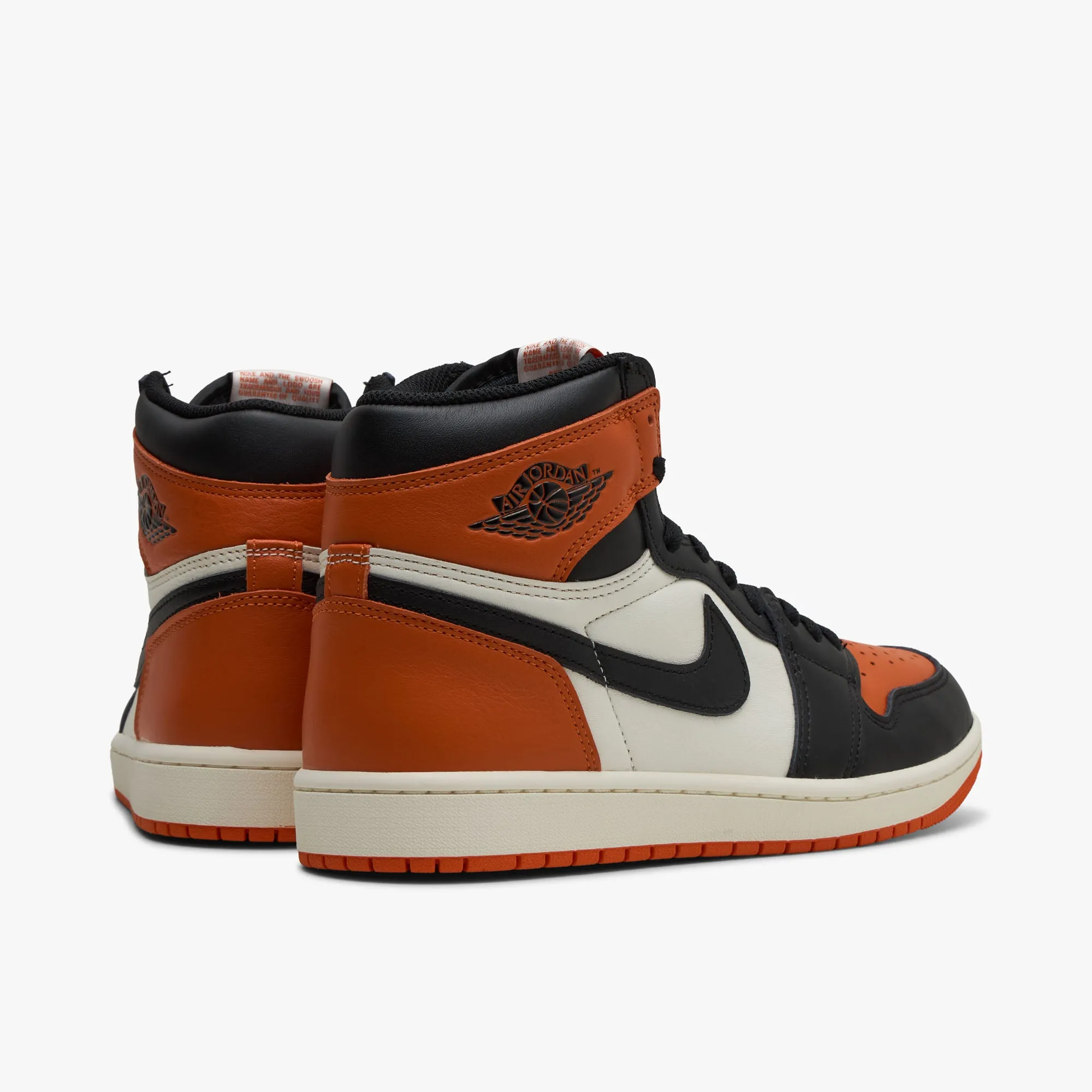 Jordan 1 Retro High OG Black / Sail - Starfish Velcro Strap Good Grip