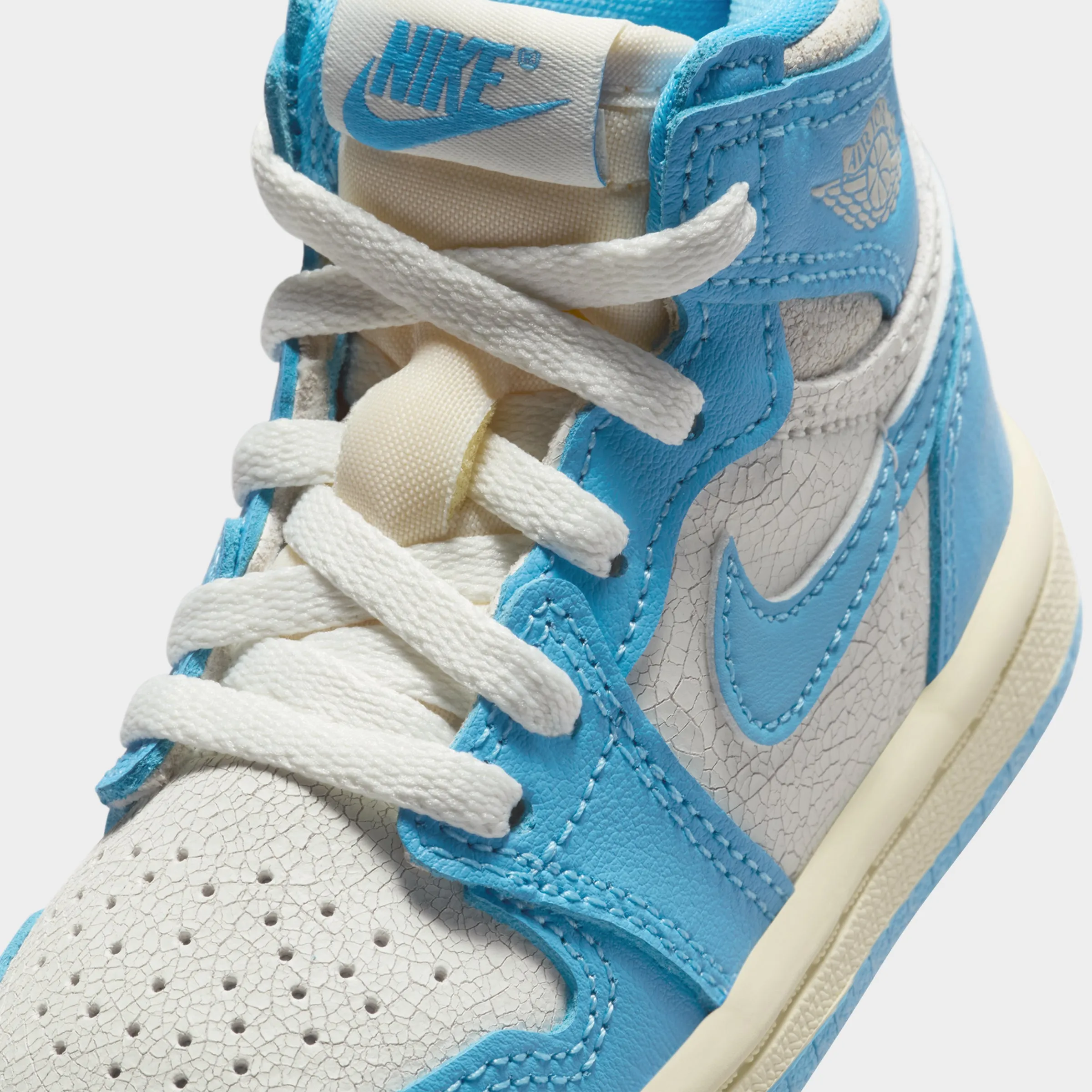 Pull On Style Max Bounce Jordan 1 Retro High OG TD Dark Powder Blue / Sail