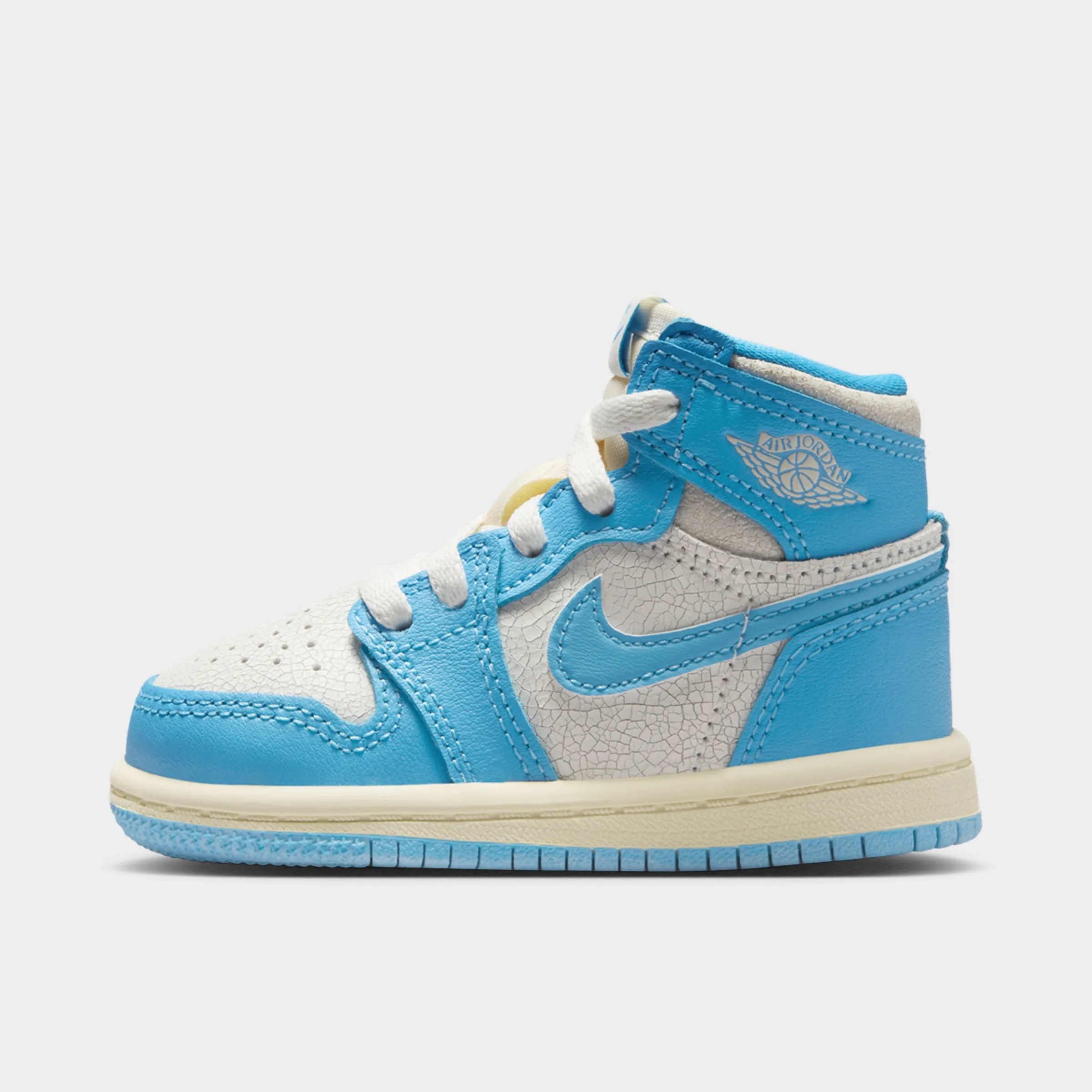 Sneakers Shock Absorption Fresh Step Jordan 1 Retro High OG TD Dark Powder Blue / Sail