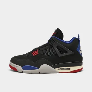 Jordan 4 Retro Black / Fire Red - Deep Royal Blue Cool Trend