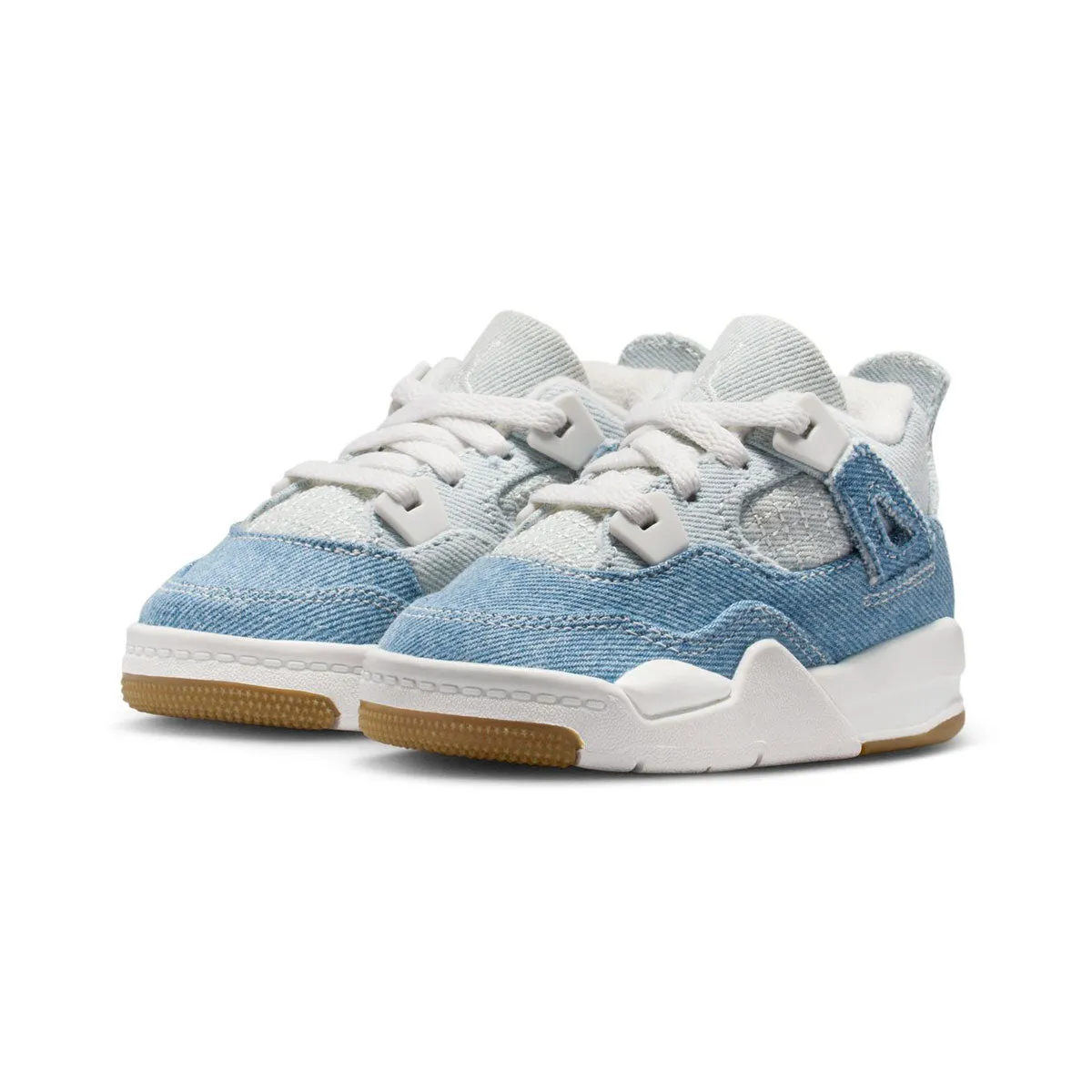 Jordan 4 Retro 'Denim Worn Blue' Baby/Toddler Shoes Freeze Proof