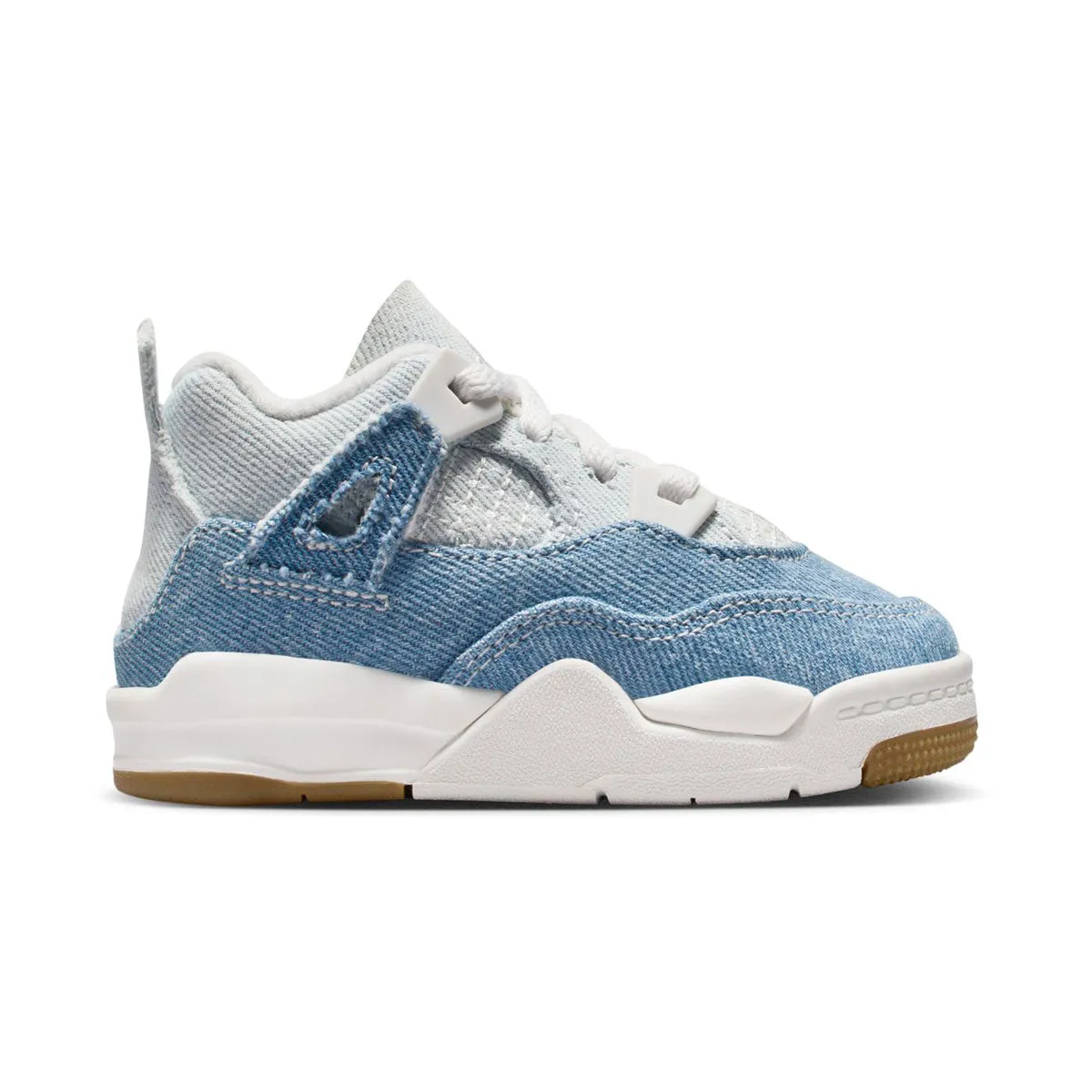 Jordan 4 Retro 'Denim Worn Blue' Baby/Toddler Shoes Calm Mood