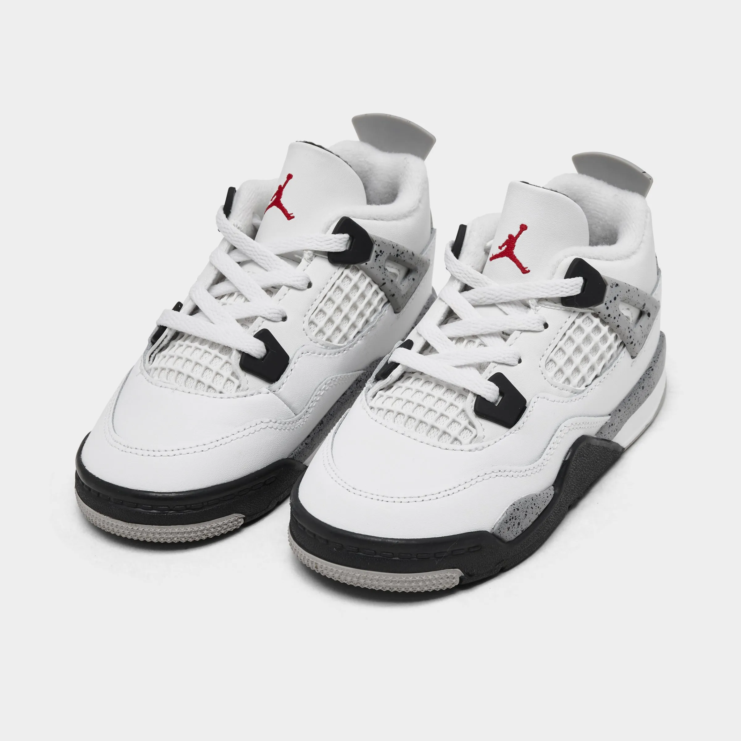 Jordan 4 Retro OG TD Summit White / Fire Red - Cement Grey Traction pods