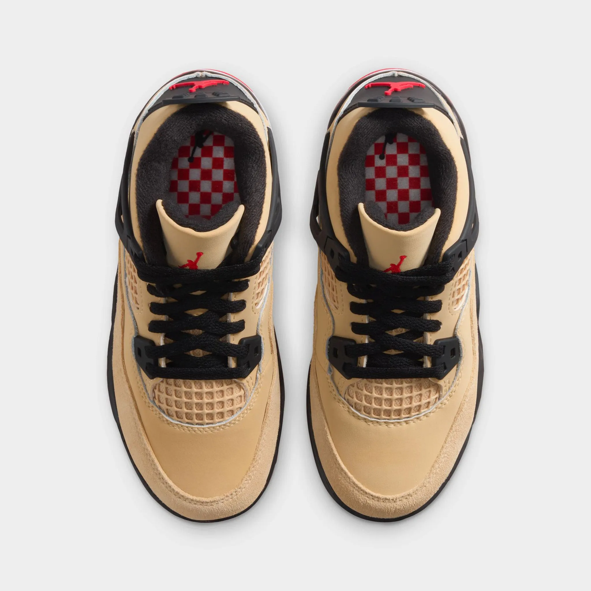 Jordan 4 Retro PS Fire Red / Starfish - Sesame Enhanced Ballistic Mesh Max Grip