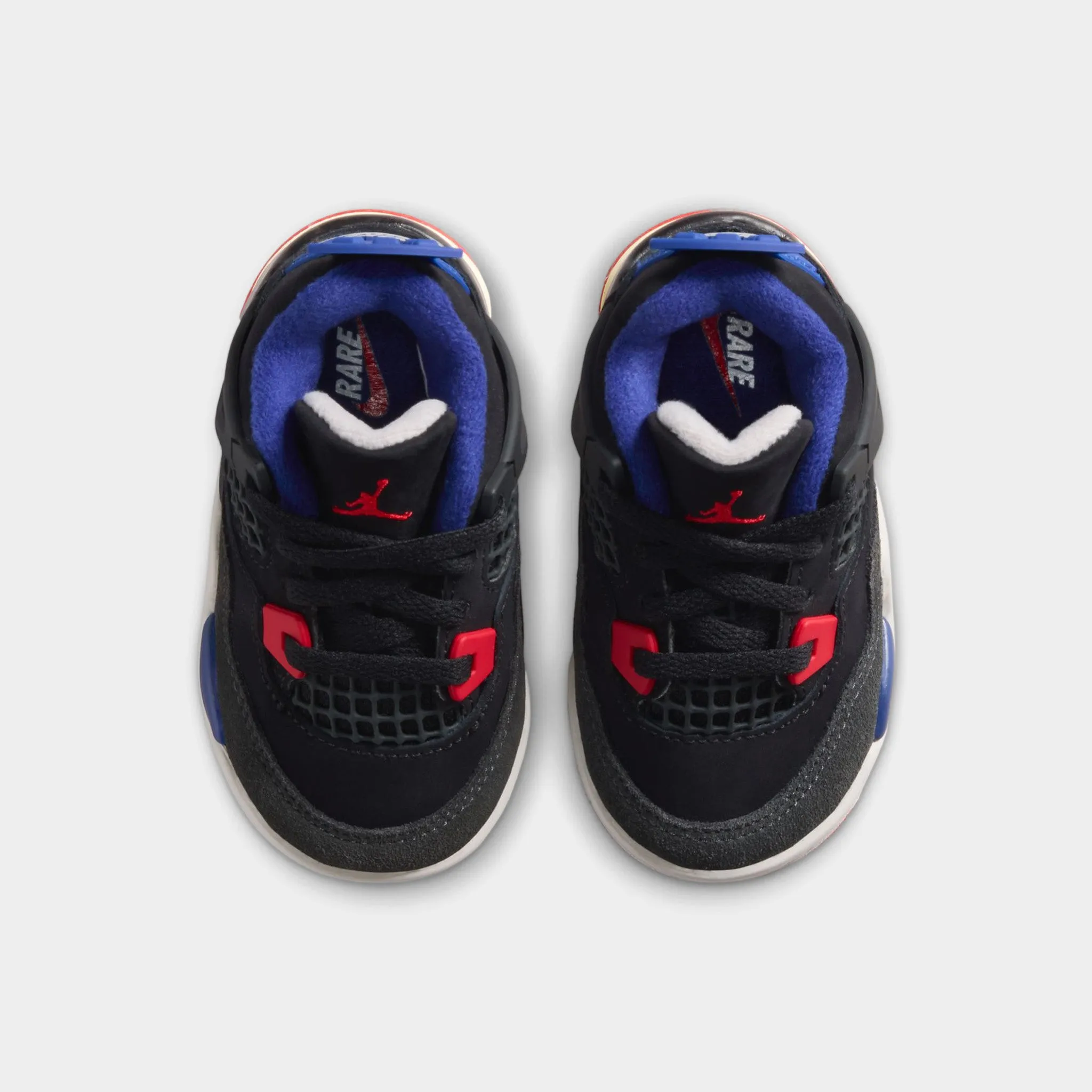 Quick Acceleration Rapid Cooling Vents Jordan 4 Retro TD Black / Fire Red - Deep Royal Blue
