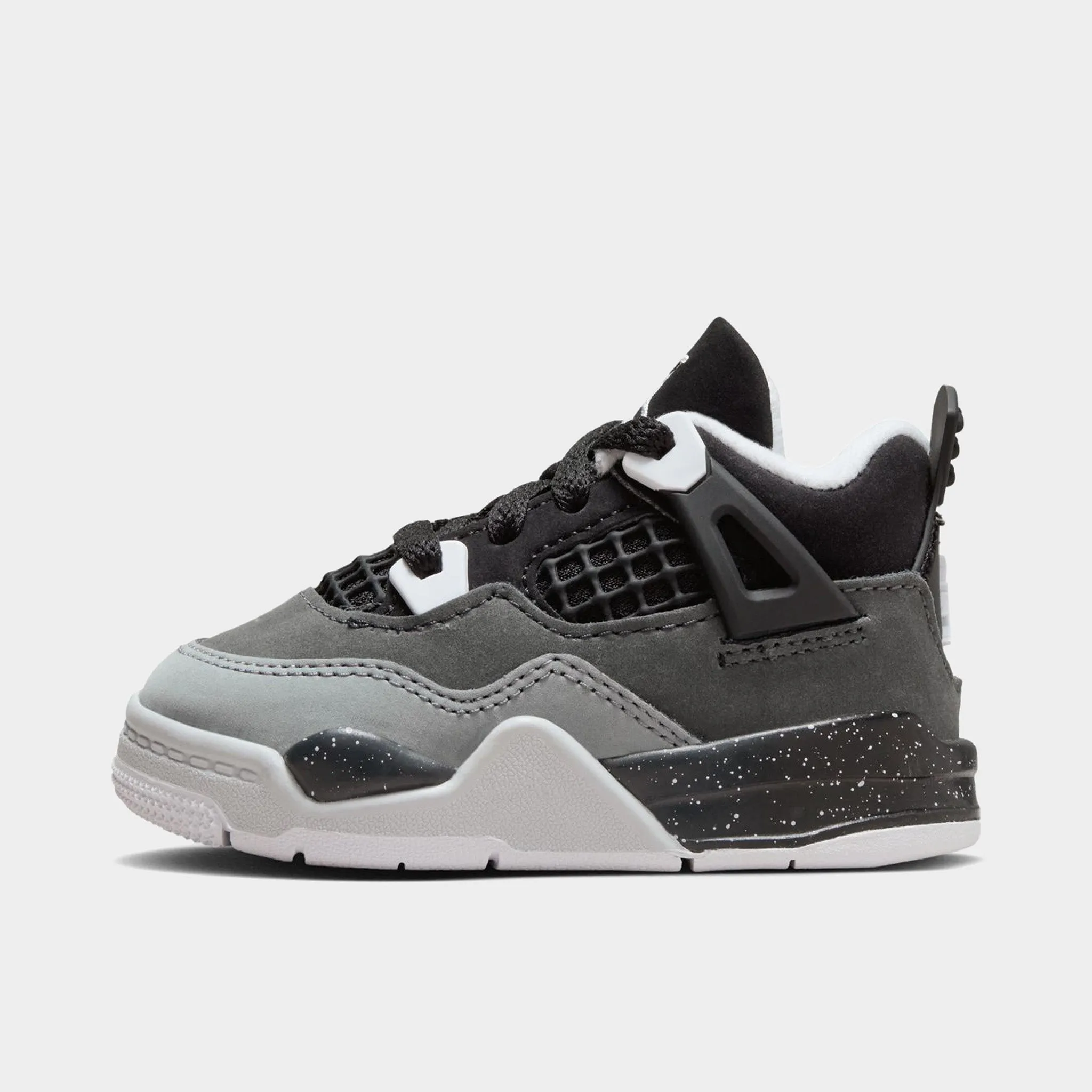 Stain Resistant Dynamic Motion Weave Jordan 4 Retro TD Black / White - Anthracite