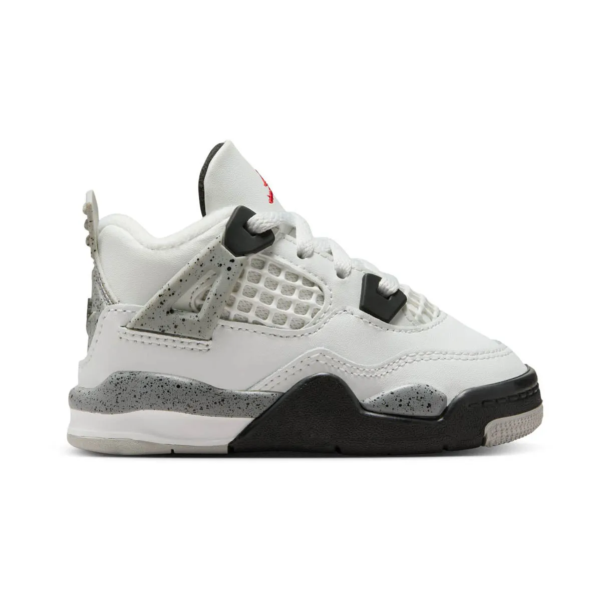 Low Step Jordan 4 Retro 'White Cement' Baby/Toddler Shoes