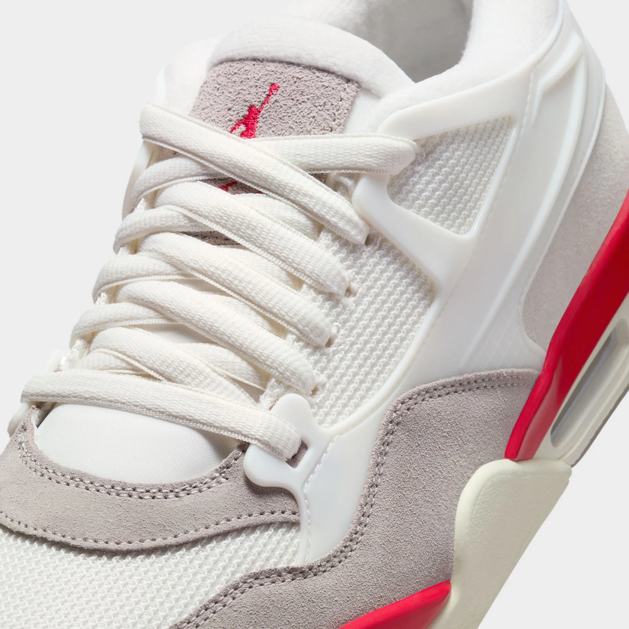 Night Game Jordan 4 RM Sail / Fire Red - College Grey - Coconut Milk