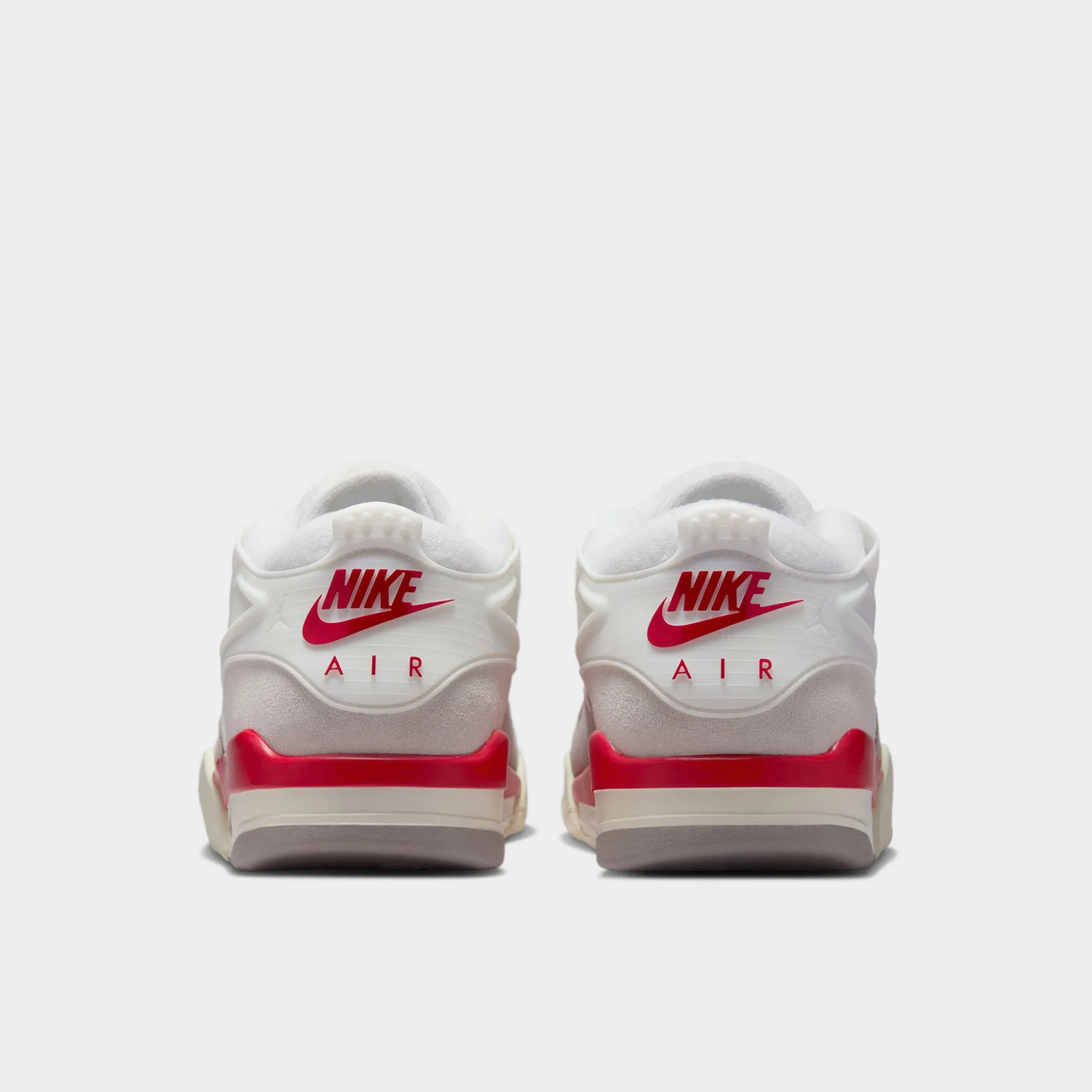 Court Style Comfort Jordan 4 RM Sail / Fire Red - College Grey - Coconut Milk