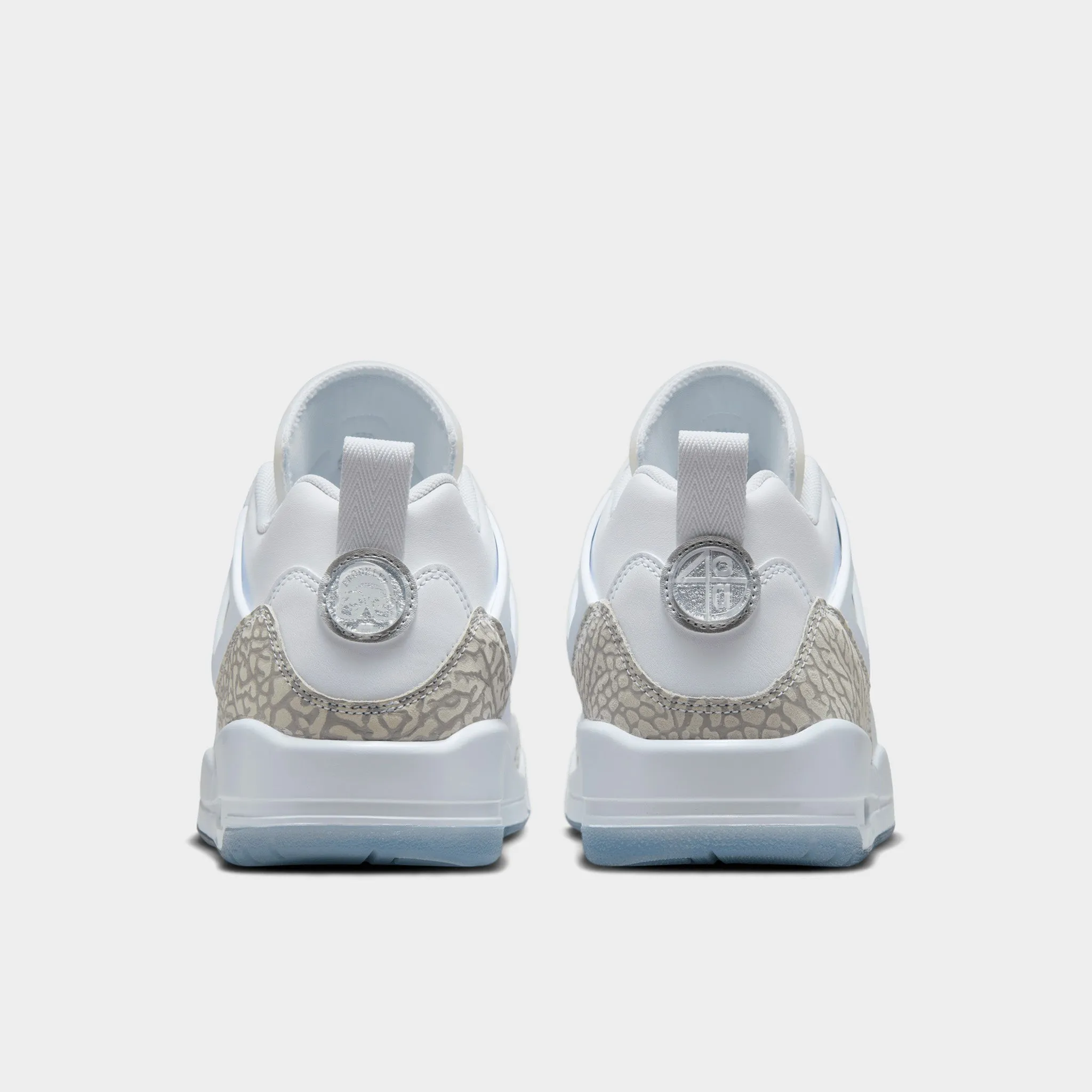 Play Mode Fit Jordan Spizike Low White / Neutral Grey - Metallic Silver