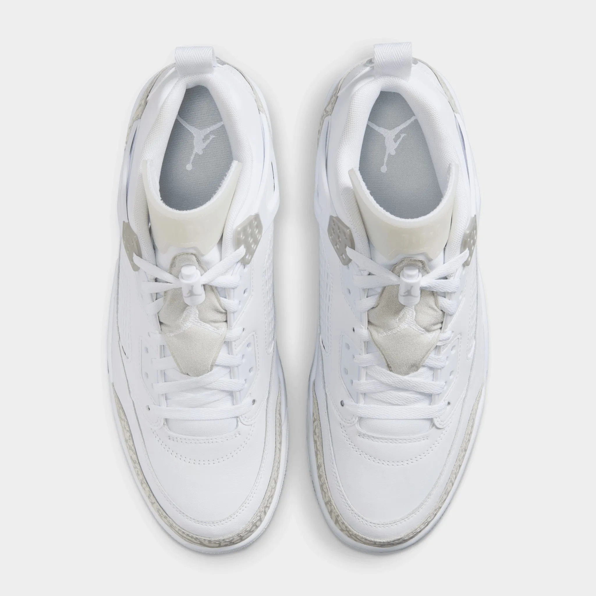 Jordan Spizike Low White / Neutral Grey - Metallic Silver Neutral Arch Support