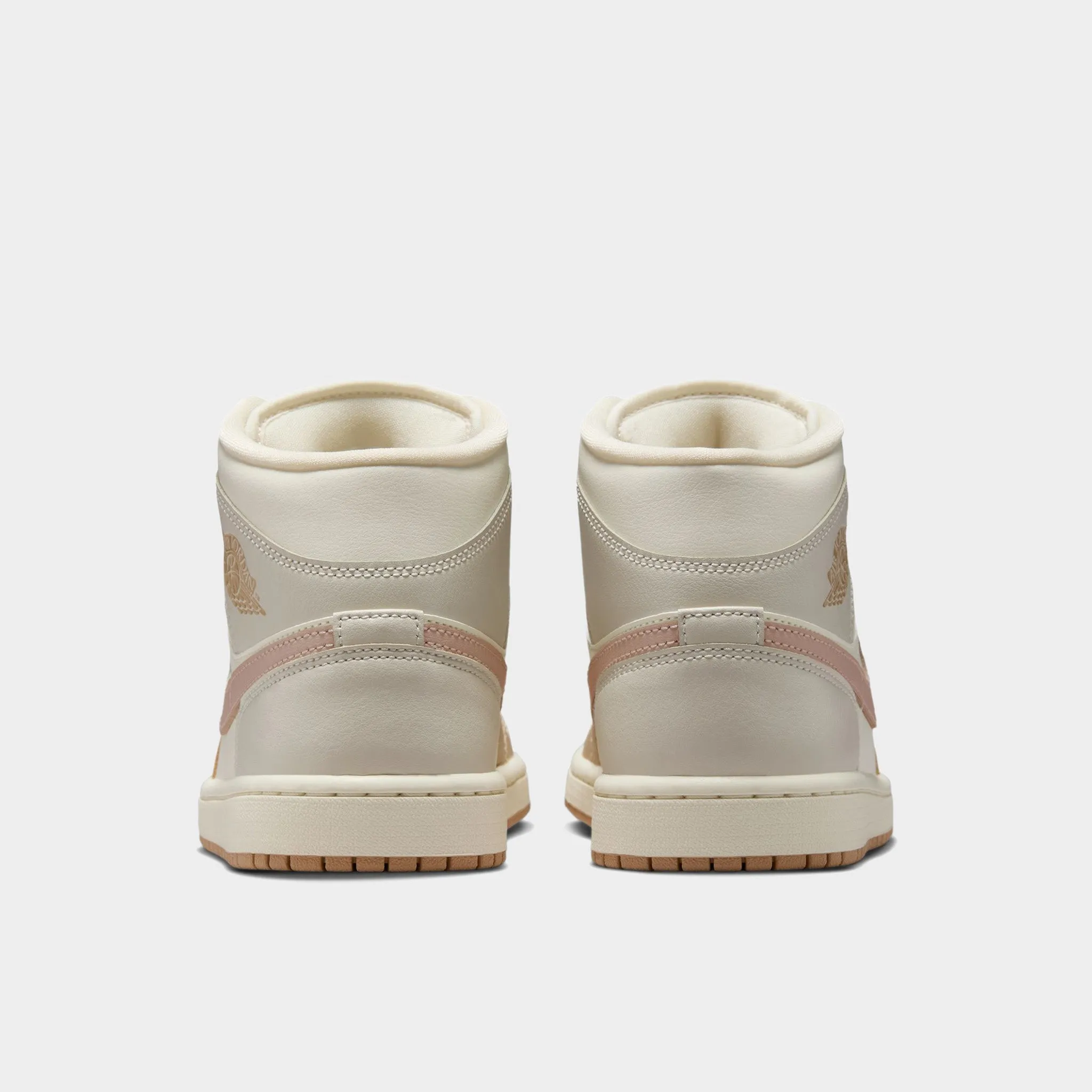 Jordan Women's 1 Mid Ale Ivory / Light Orewood Brown - Hemp Speed Burst Quick Turnover