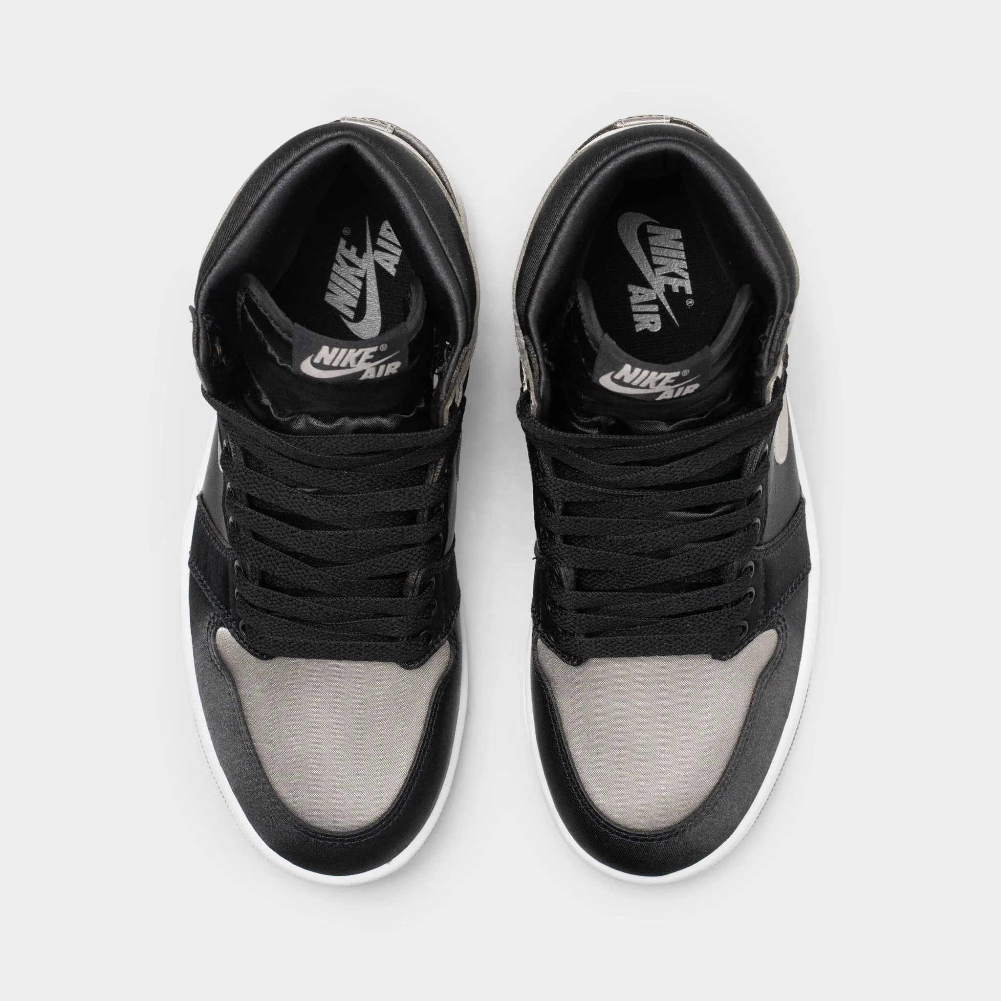Jordan Women's 1 Retro High OG Black / Medium Grey - White Ventilation Channel Tech Soft foam