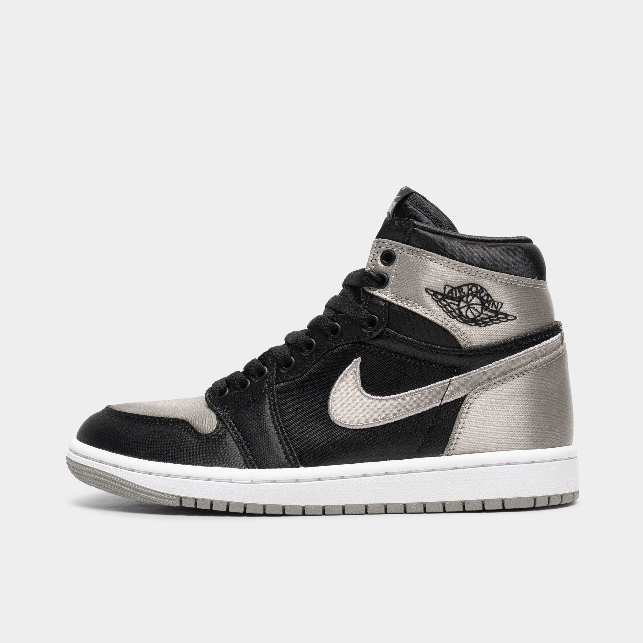 Responsive Rebound Tech Jordan Women's 1 Retro High OG Black / Medium Grey - White