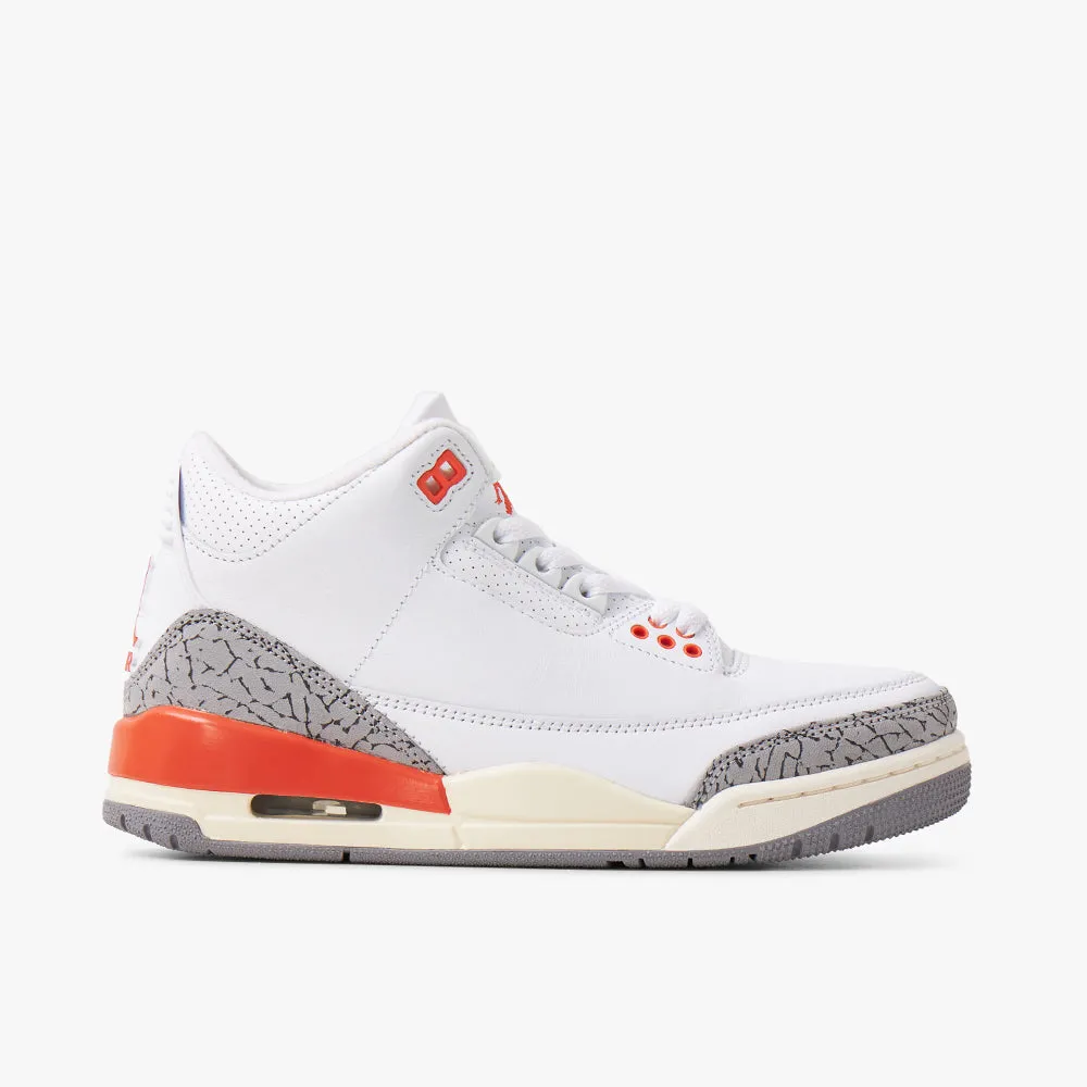 Quick Trip waterproof membrane Jordan Women's 3 Retro White / Cosmic Clay - Sail