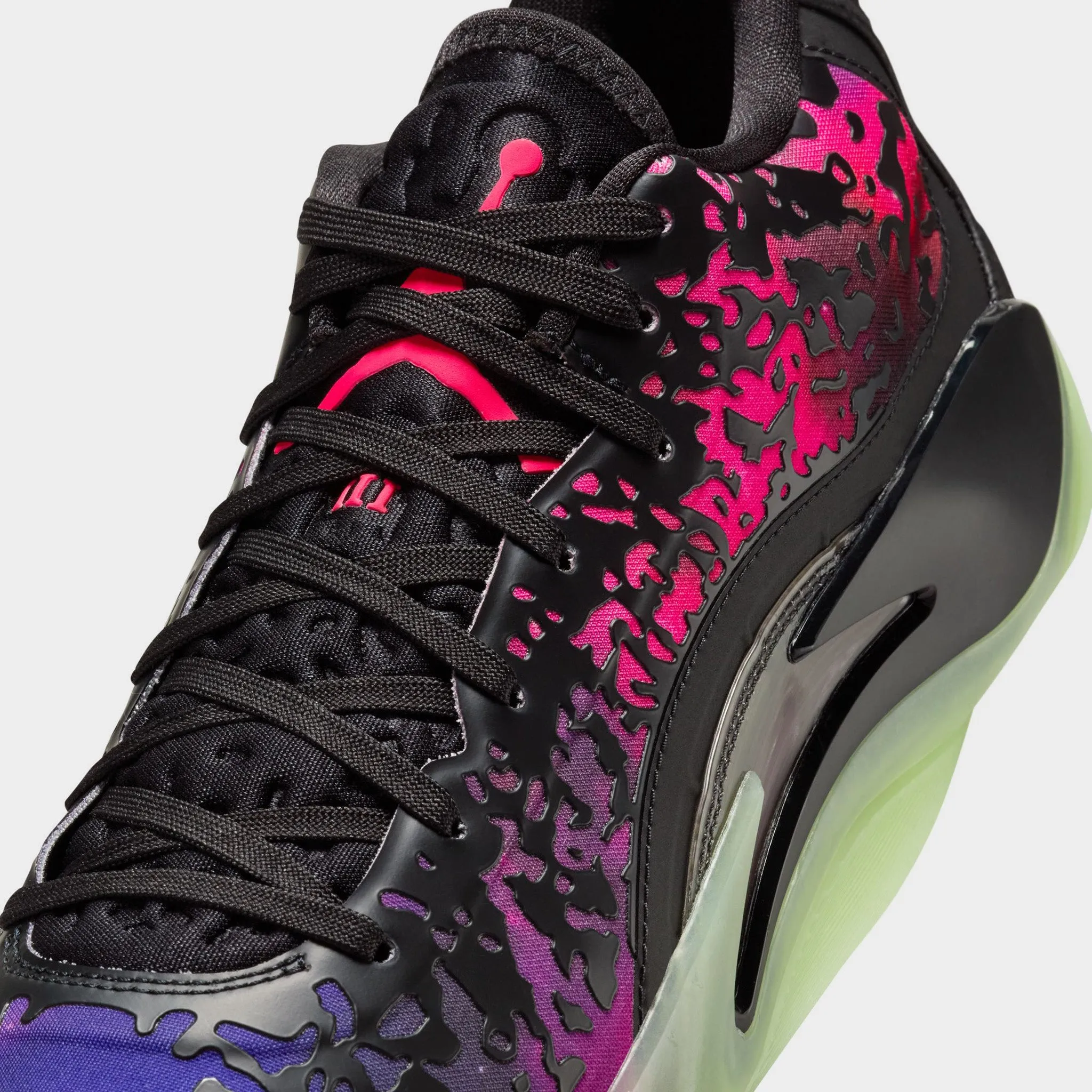 Active Edge Jordan Zion 3 Black / Solar Red - Vivid Purple