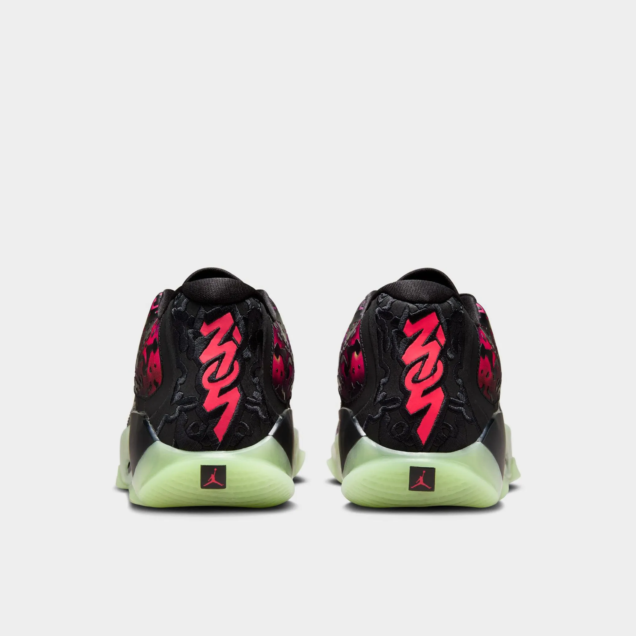 Jordan Zion 3 Black / Solar Red - Vivid Purple Low Cut Agility WellMade