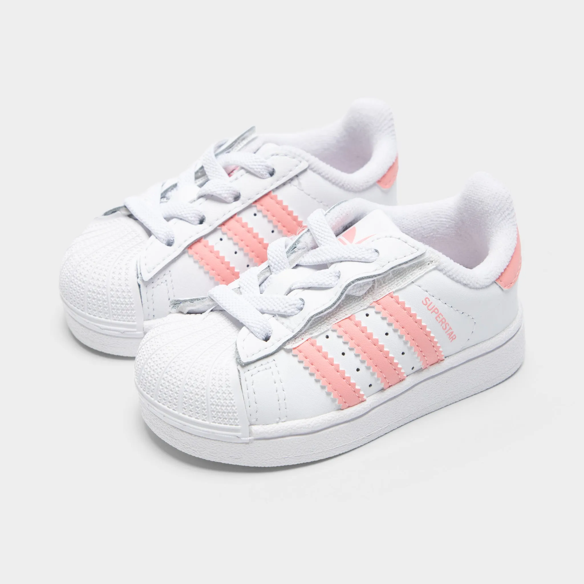 adidas Infants' Superstar II White / Pink Mid Game Power Zero Break In