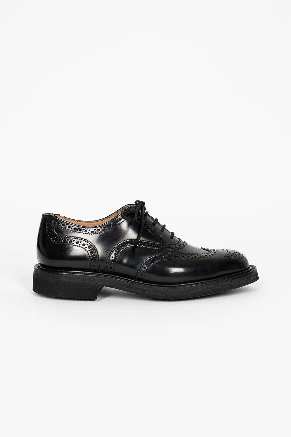 Kara Bookbinder Brogue Black sports Trendy Look