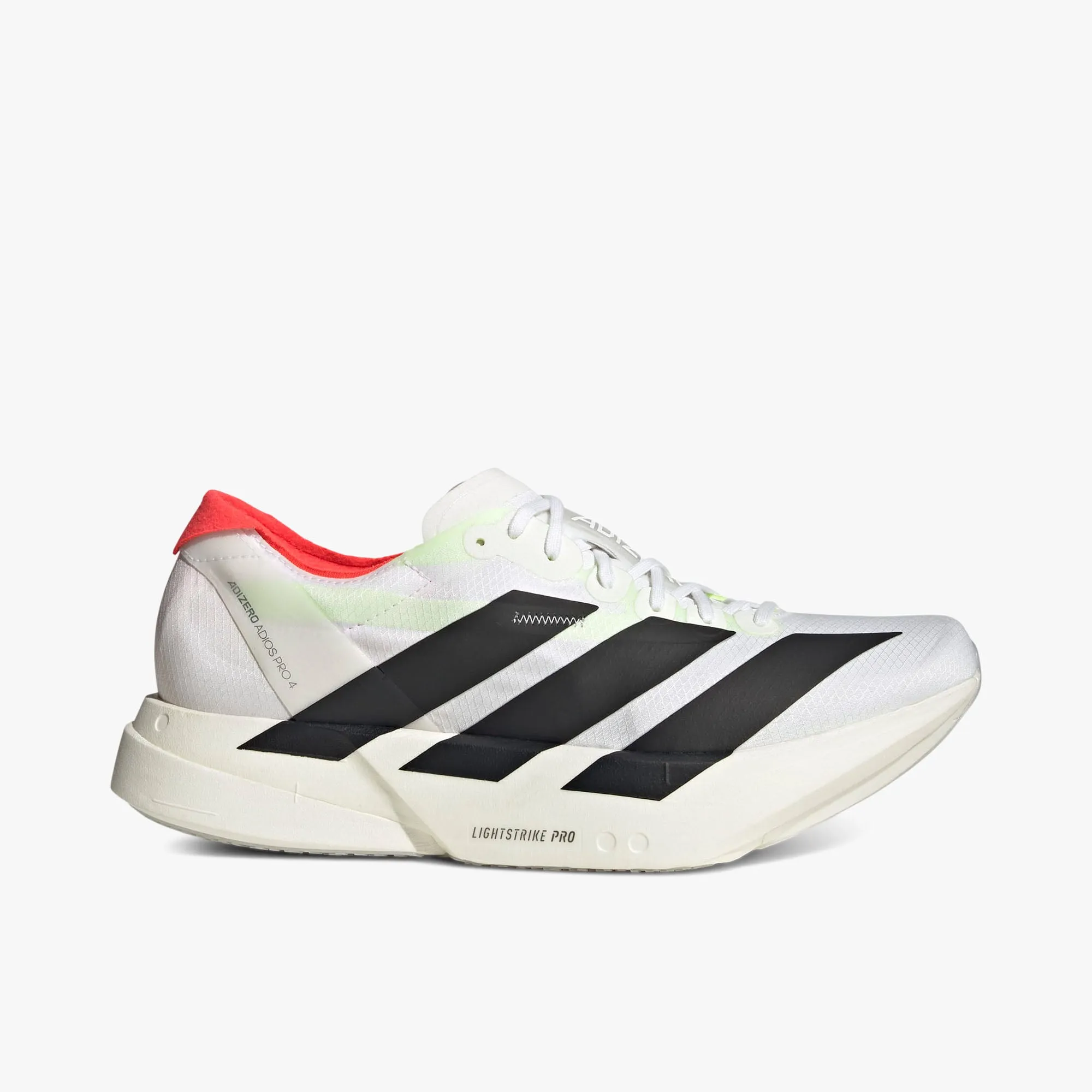 adidas Adizero Adios Pro 4 Cloud White / Core Black - Silver Metallic Student wear